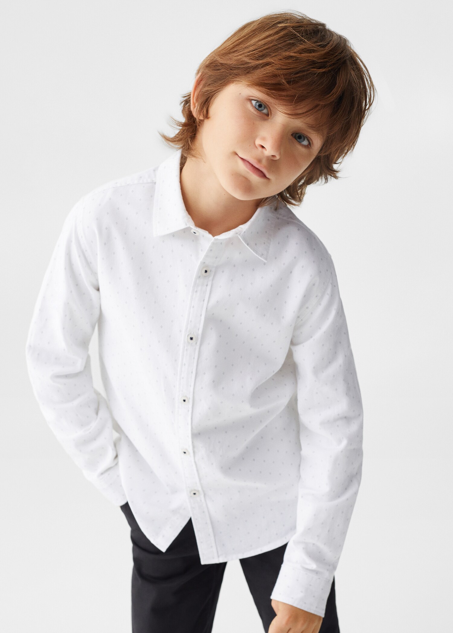 Oxford cotton shirt - Medium plane