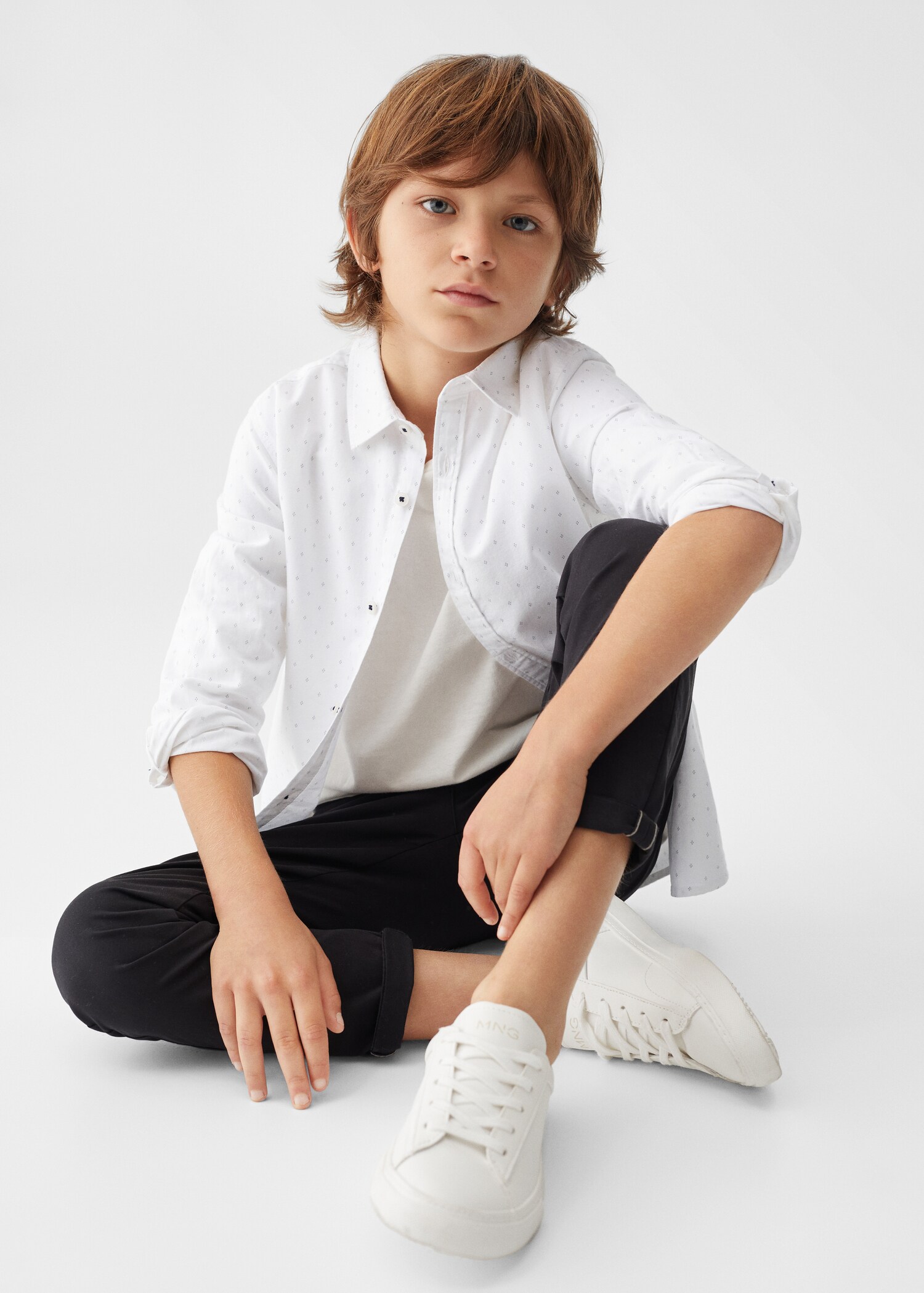 Oxford cotton shirt - Details of the article 4