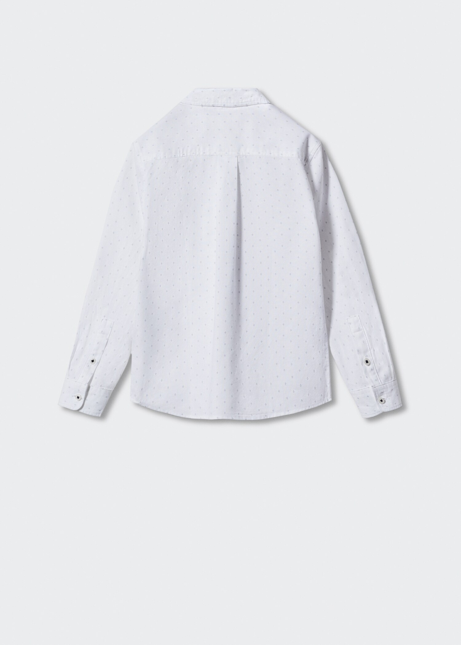 Oxford cotton shirt - Reverse of the article