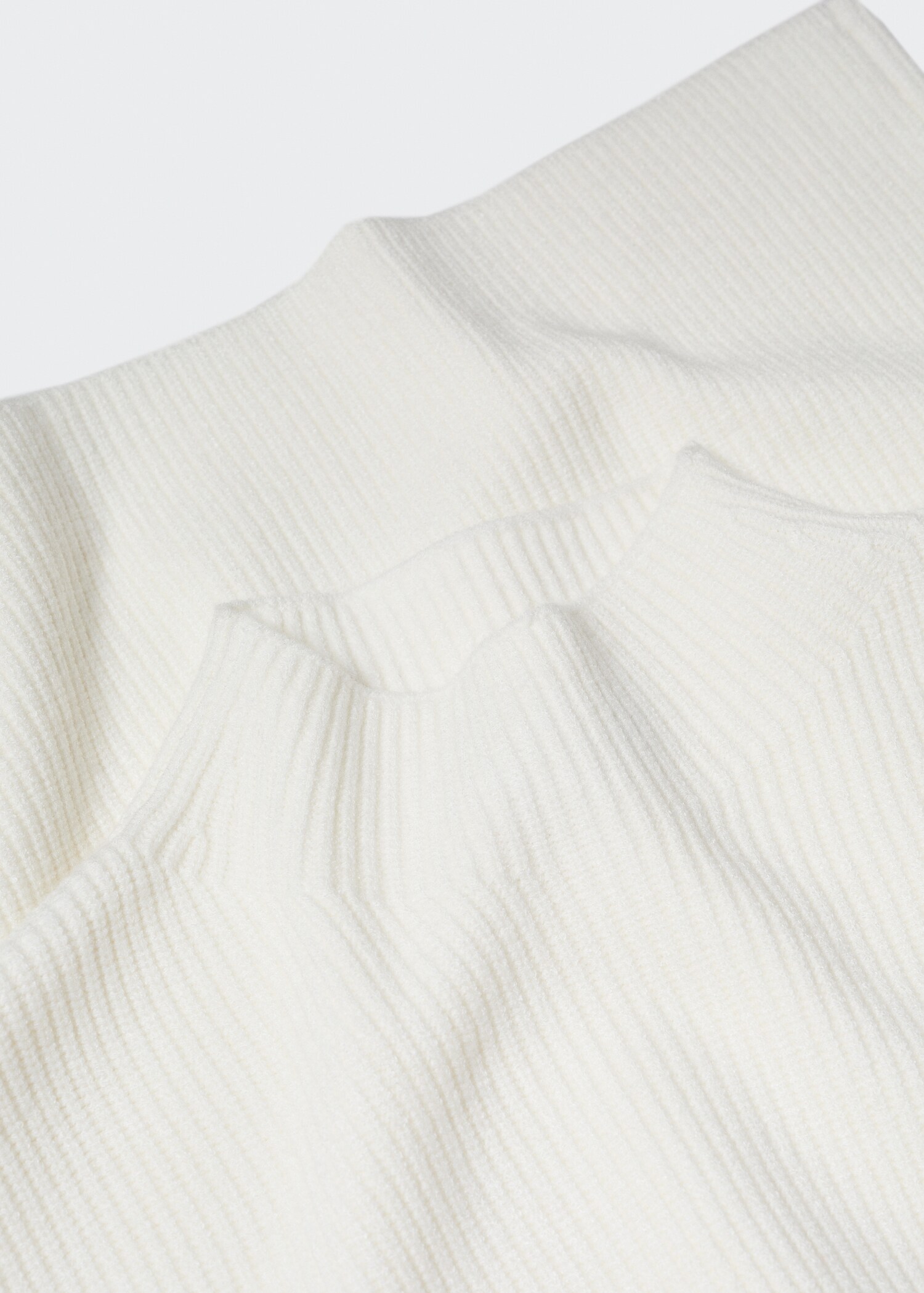 Perkins-neck rib-knit  sweater - Details of the article 8