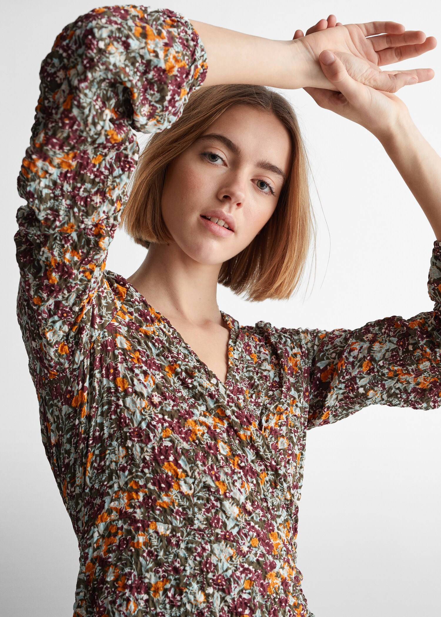 Floral print dress - Details of the article 1