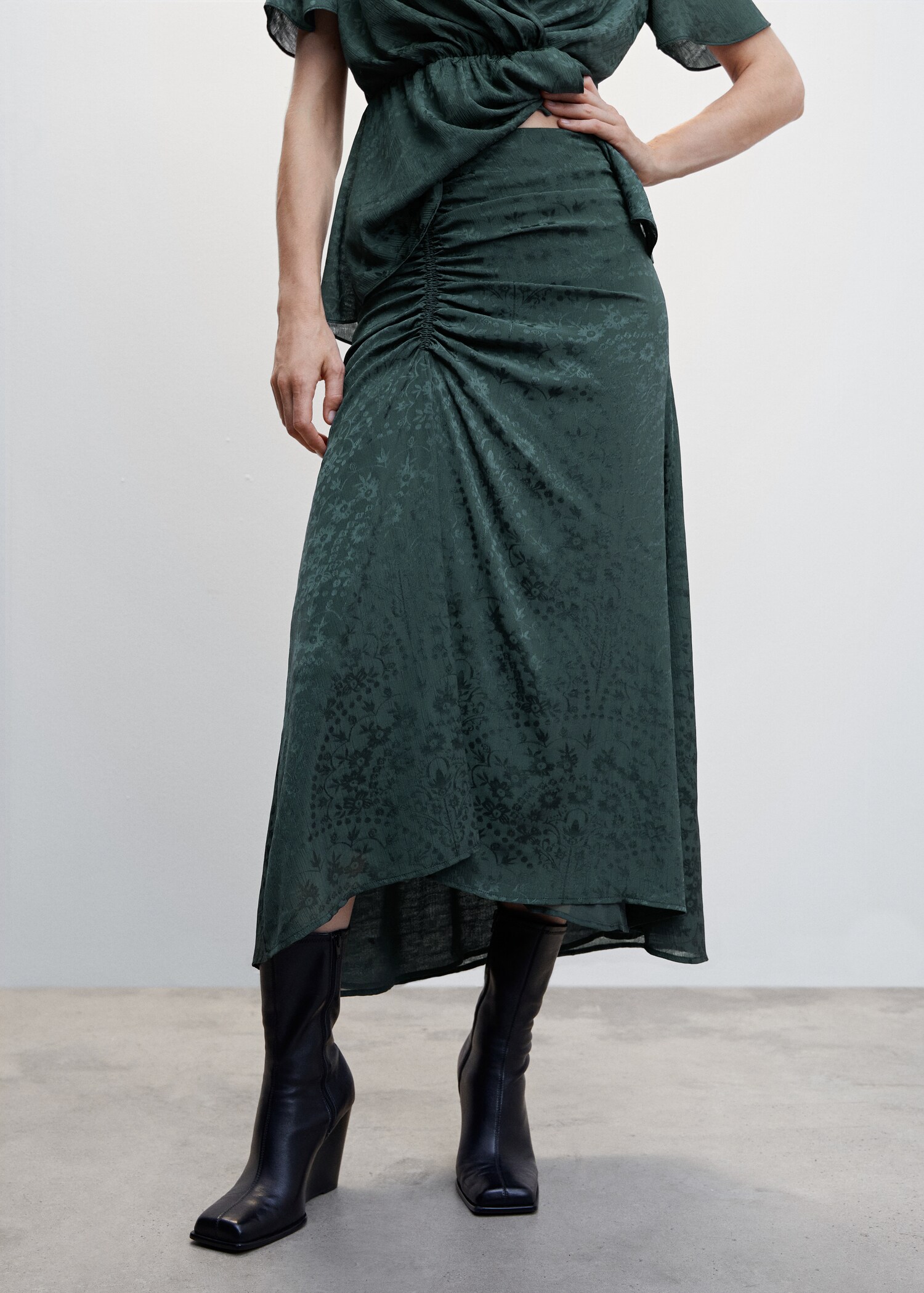 Faldilla midi jacquard - Detall de l'article 1
