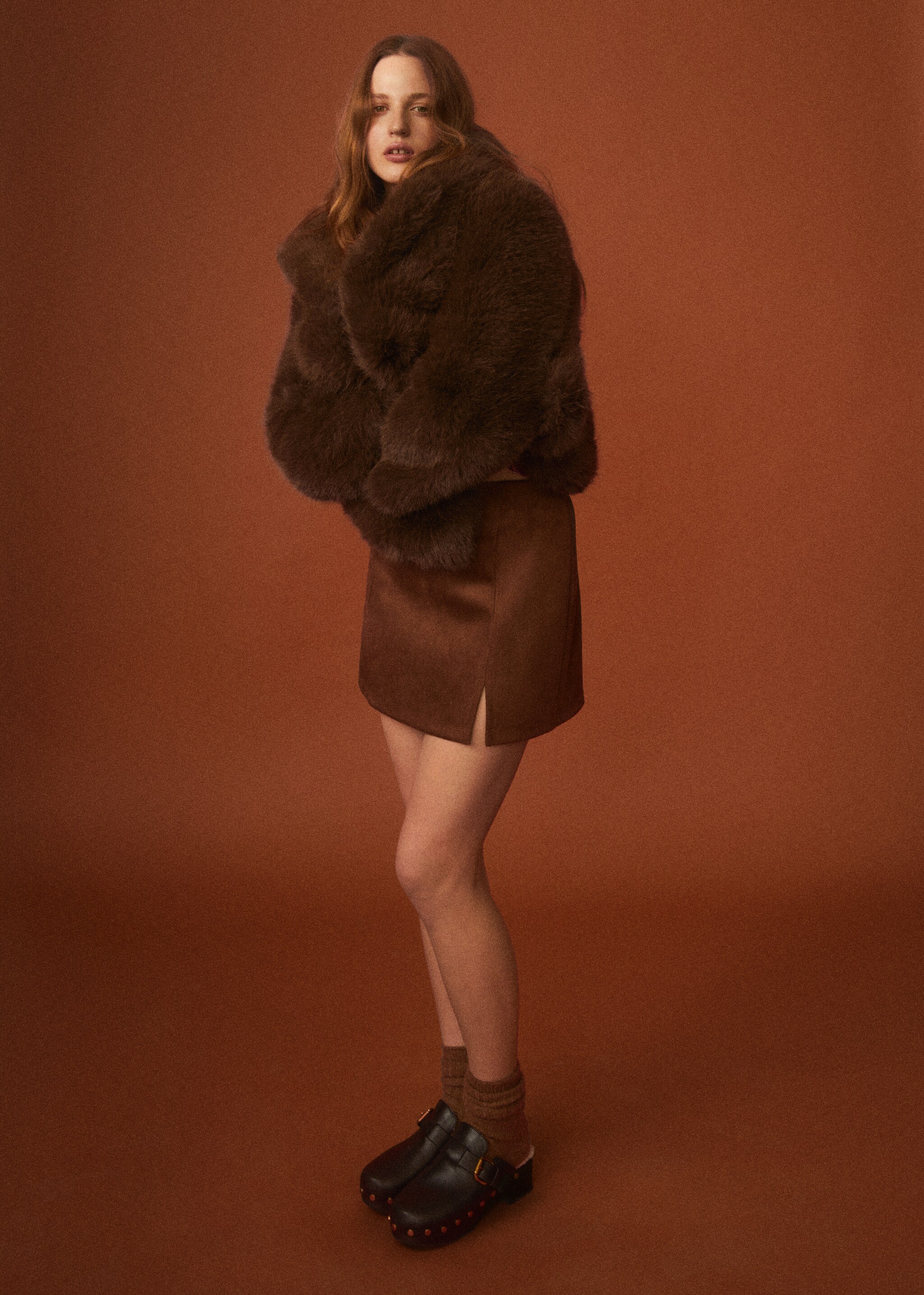 Sheepskin clogs with fur-effect lining - Details of the article 9