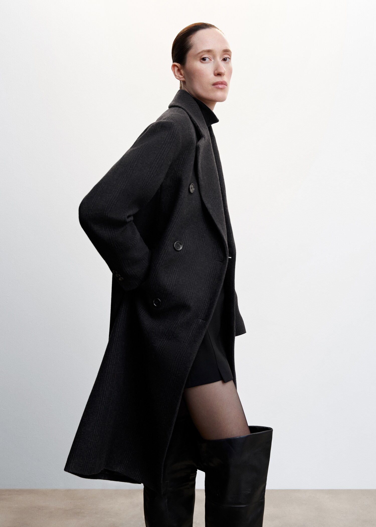 Abric barreja llana quadres - Detall de l'article 2