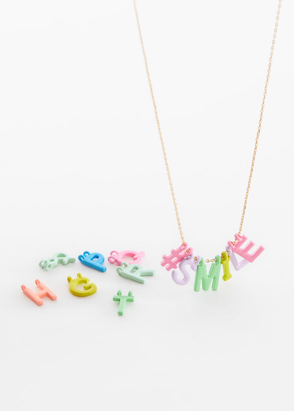 Alphabet bead necklace hotsell