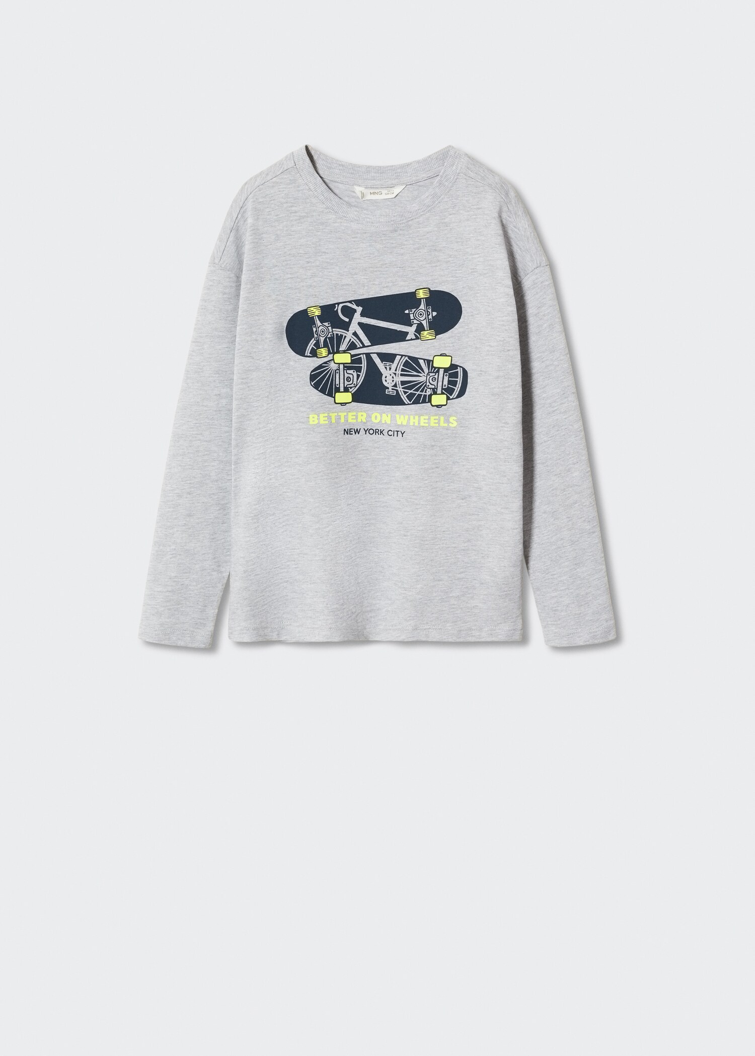 Camiseta manga larga estampada - Artículo sin modelo