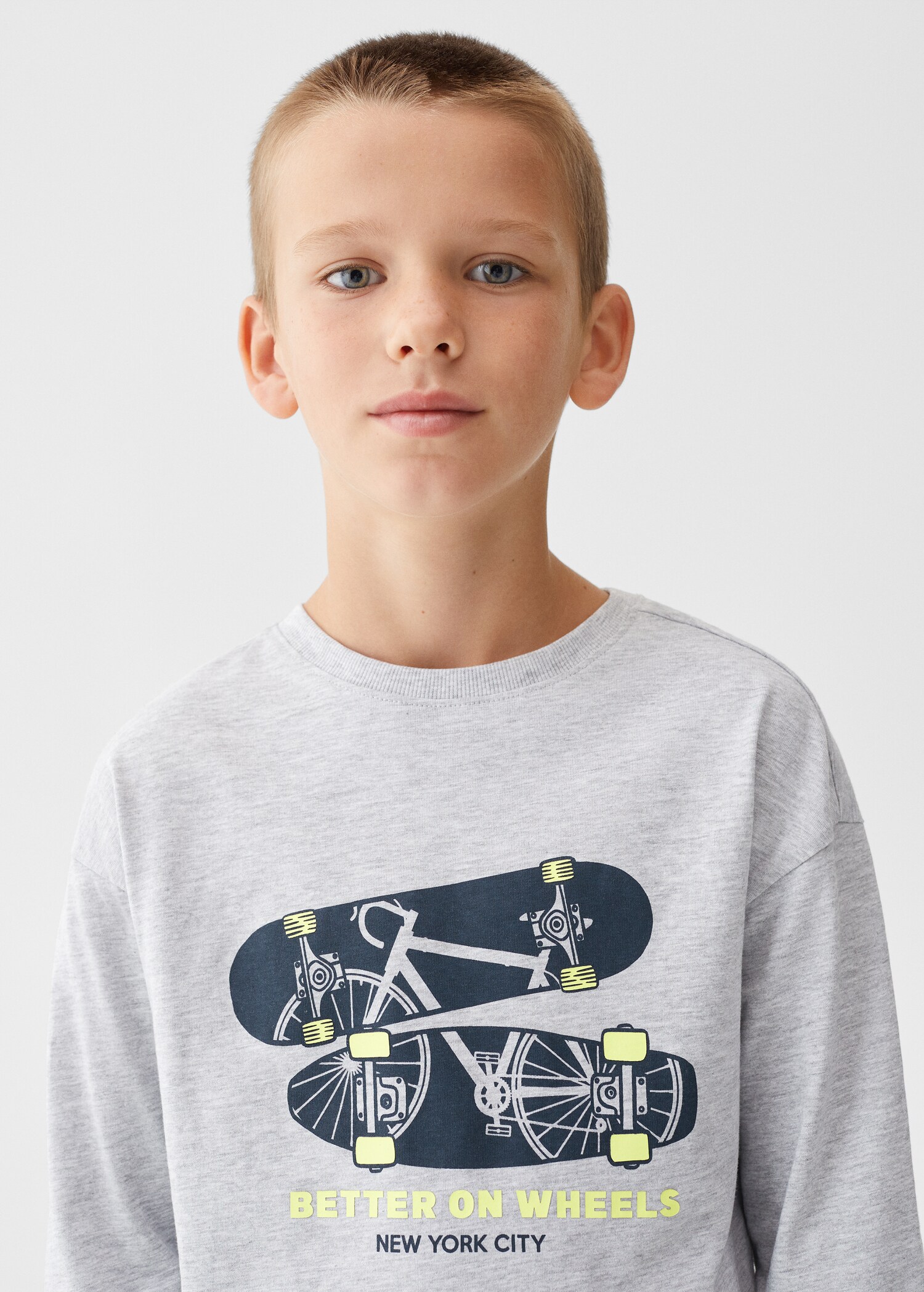 Camiseta manga larga estampada - Detalle del artículo 1