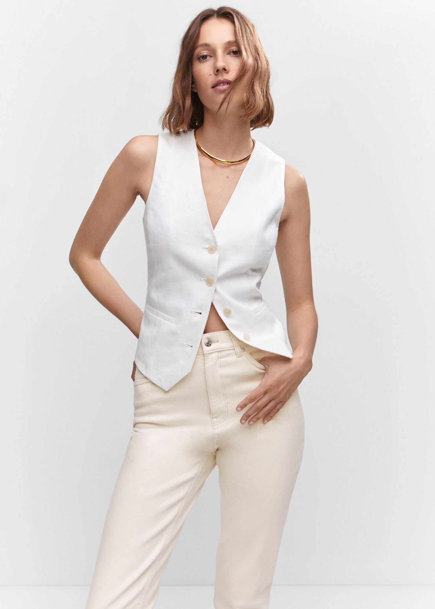 Mom comfort high-rise jeans - Details of the article 1