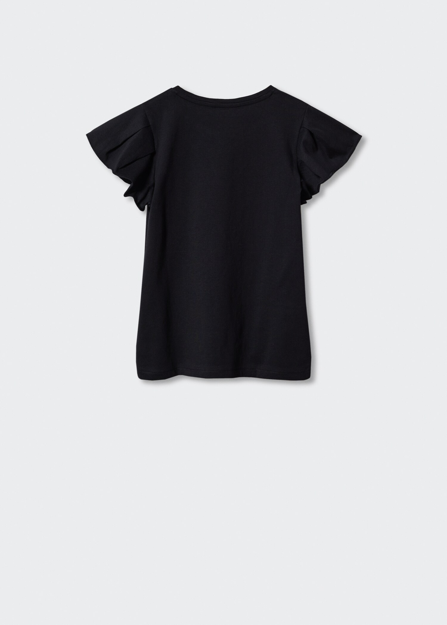 Kurzärmliges T-Shirt mit Rüschen - Mädchen | MANGO OUTLET 