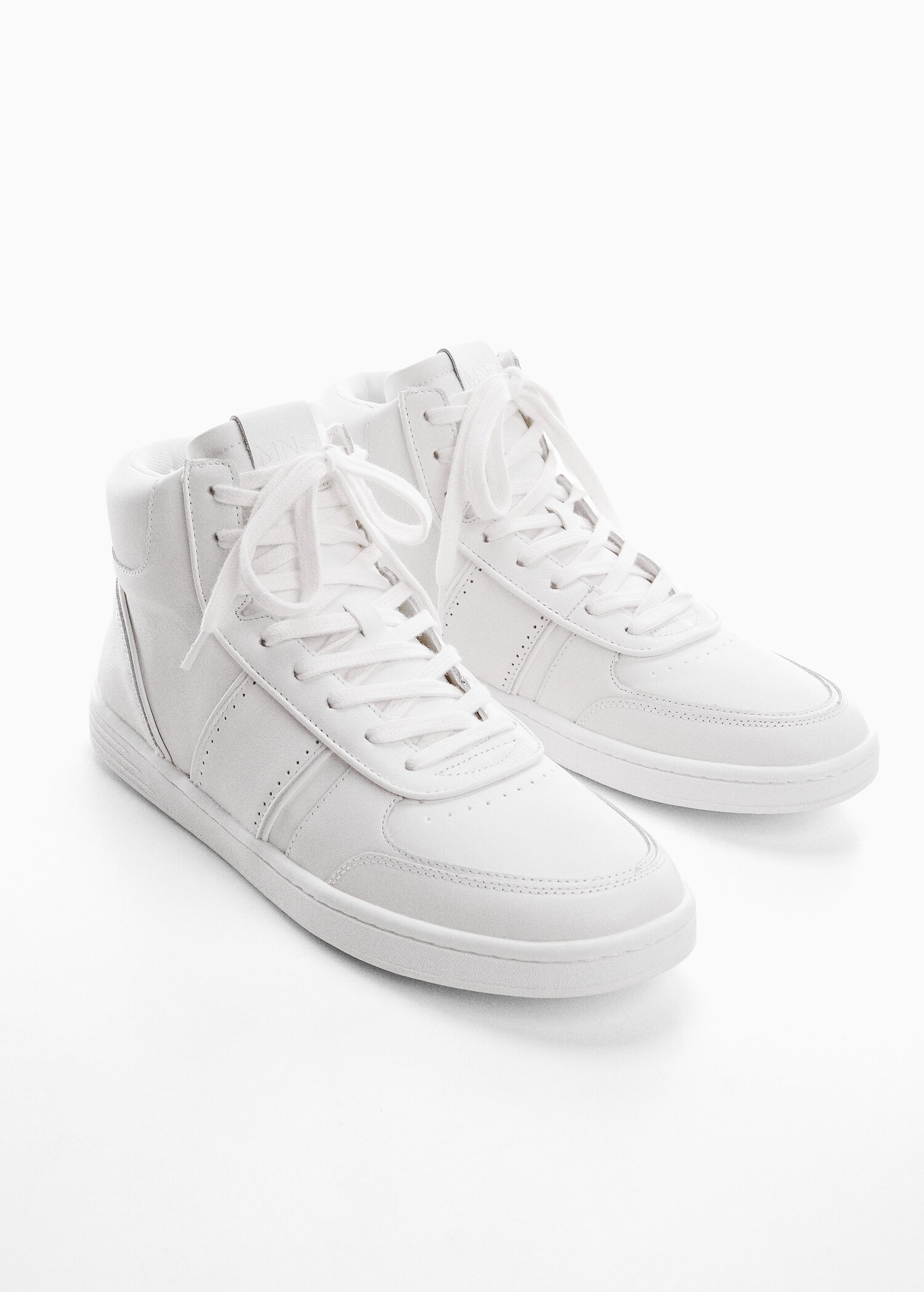 Ankle boot leather sneakers - Medium plane