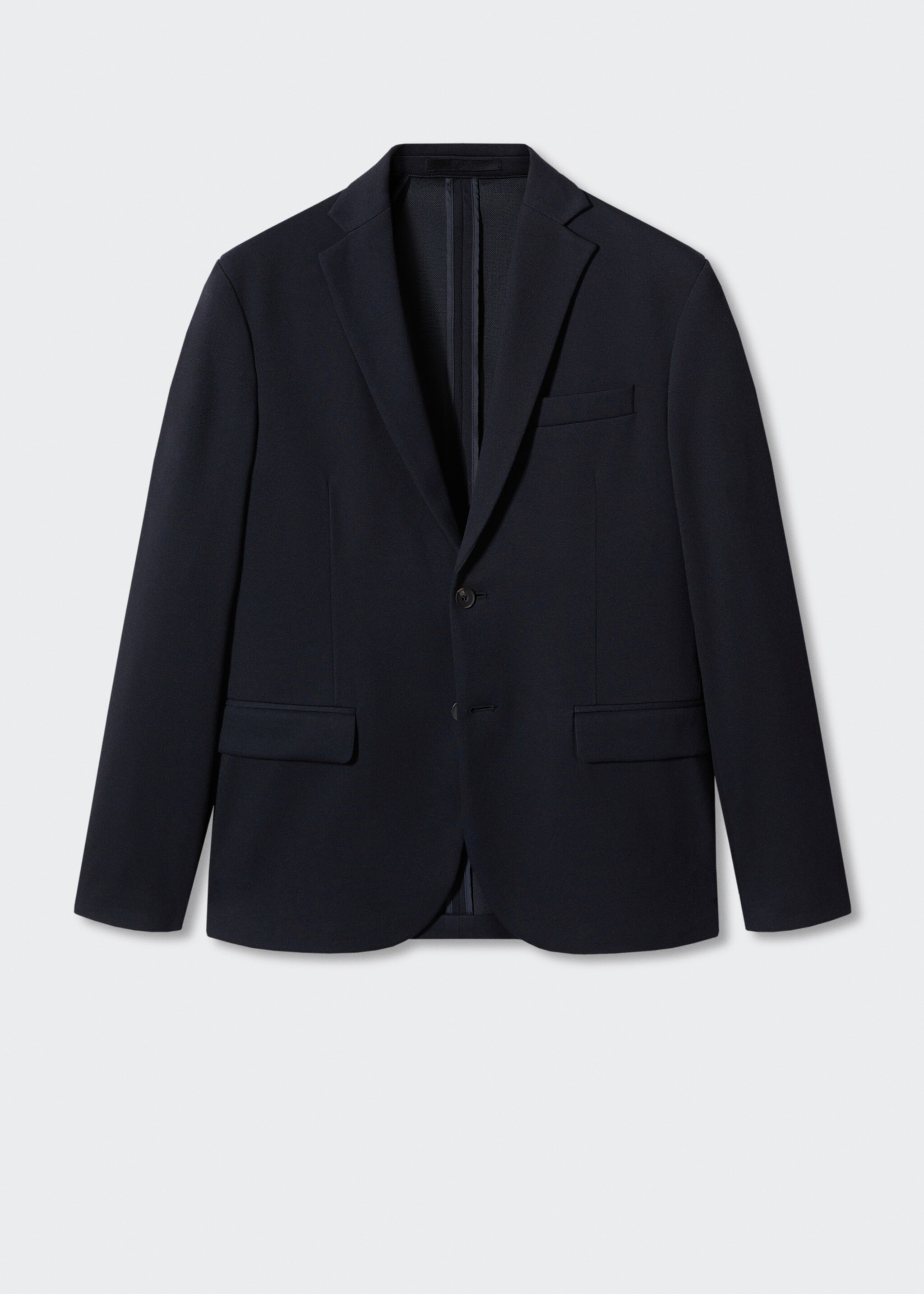 Slim fit microstructure blazer - Article without model