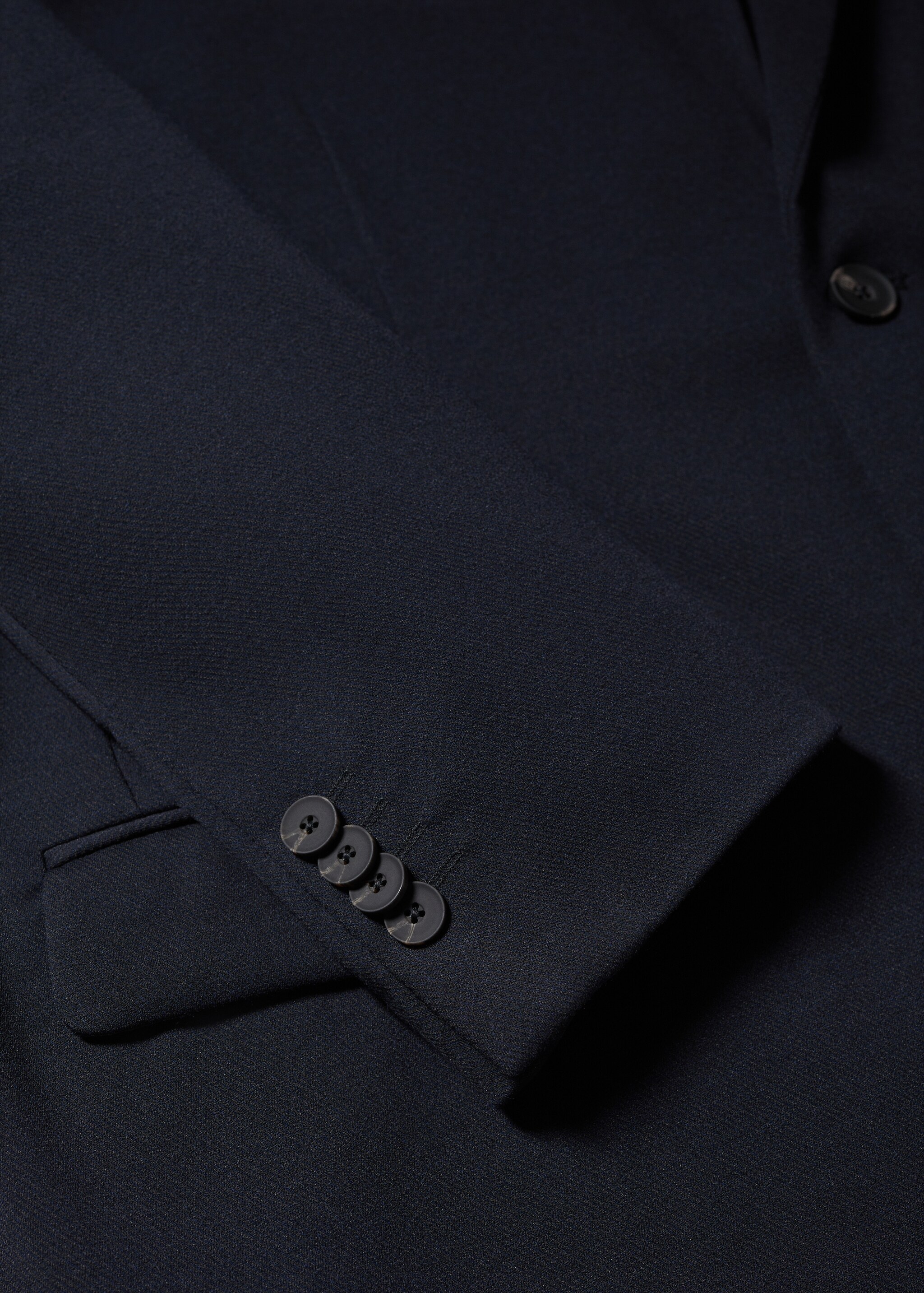 Slim fit microstructure blazer - Details of the article 8
