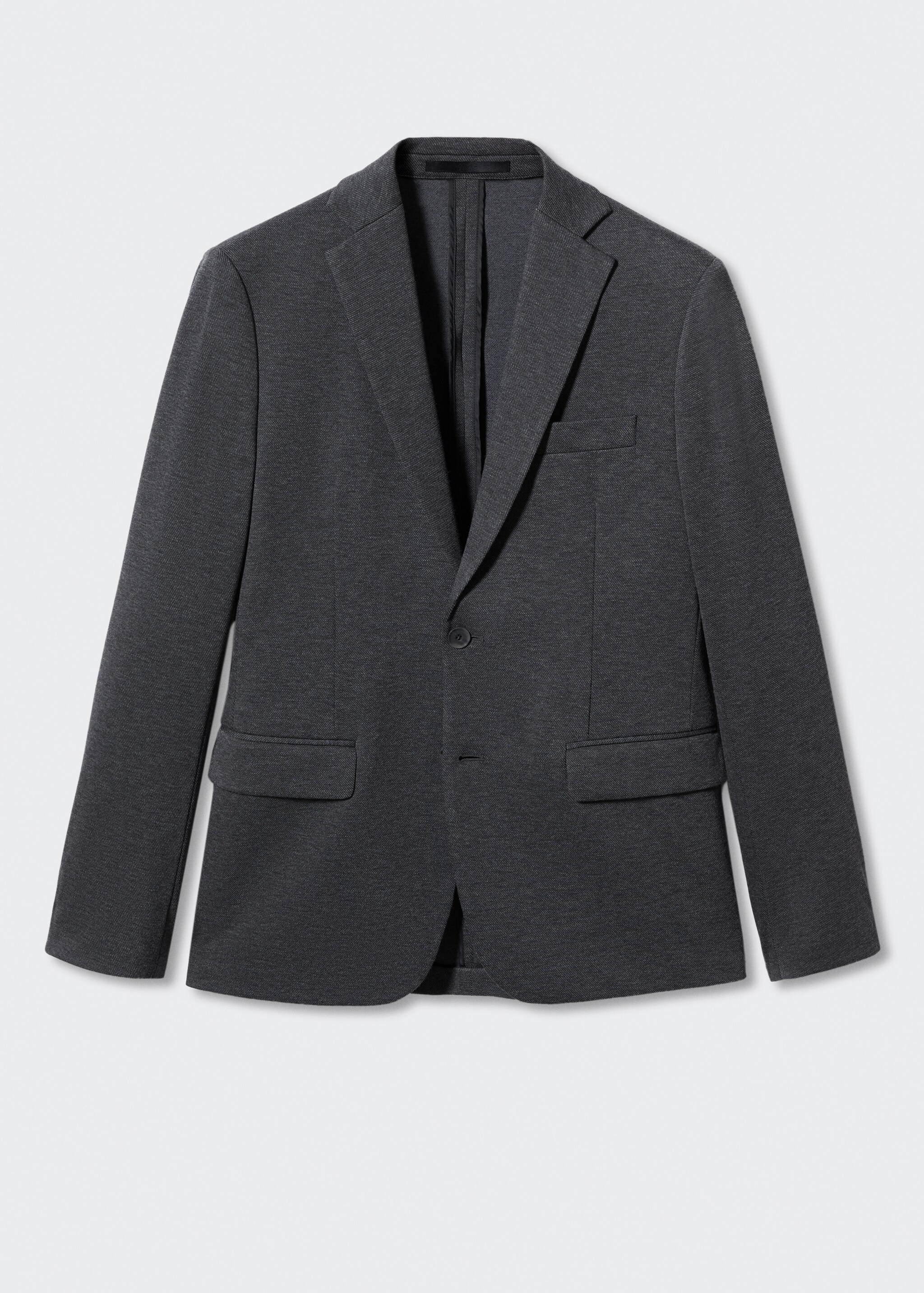Slim fit microstructure blazer - Article without model
