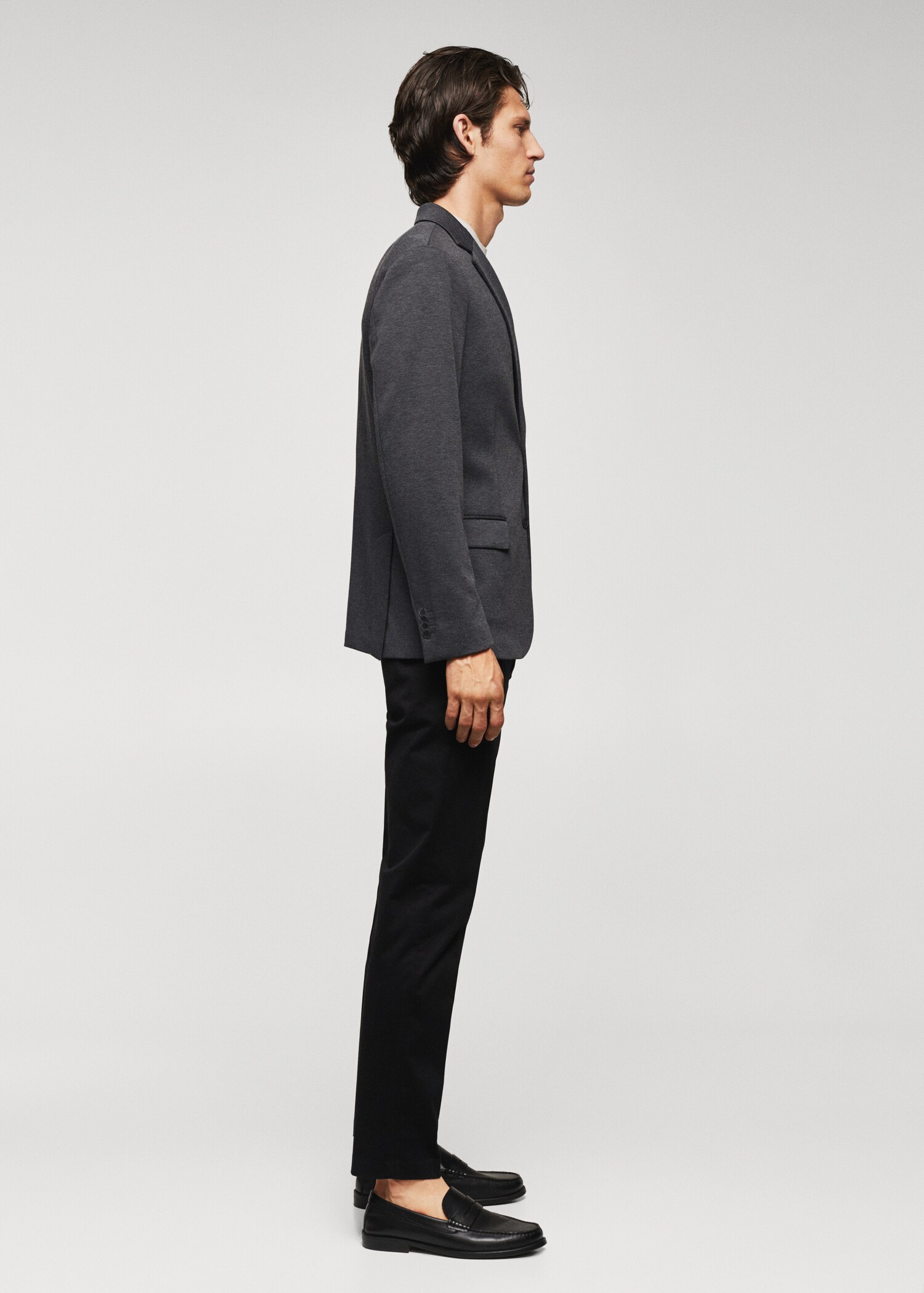 Teksturowana marynarka slim fit - Szczegóły artykułu 2