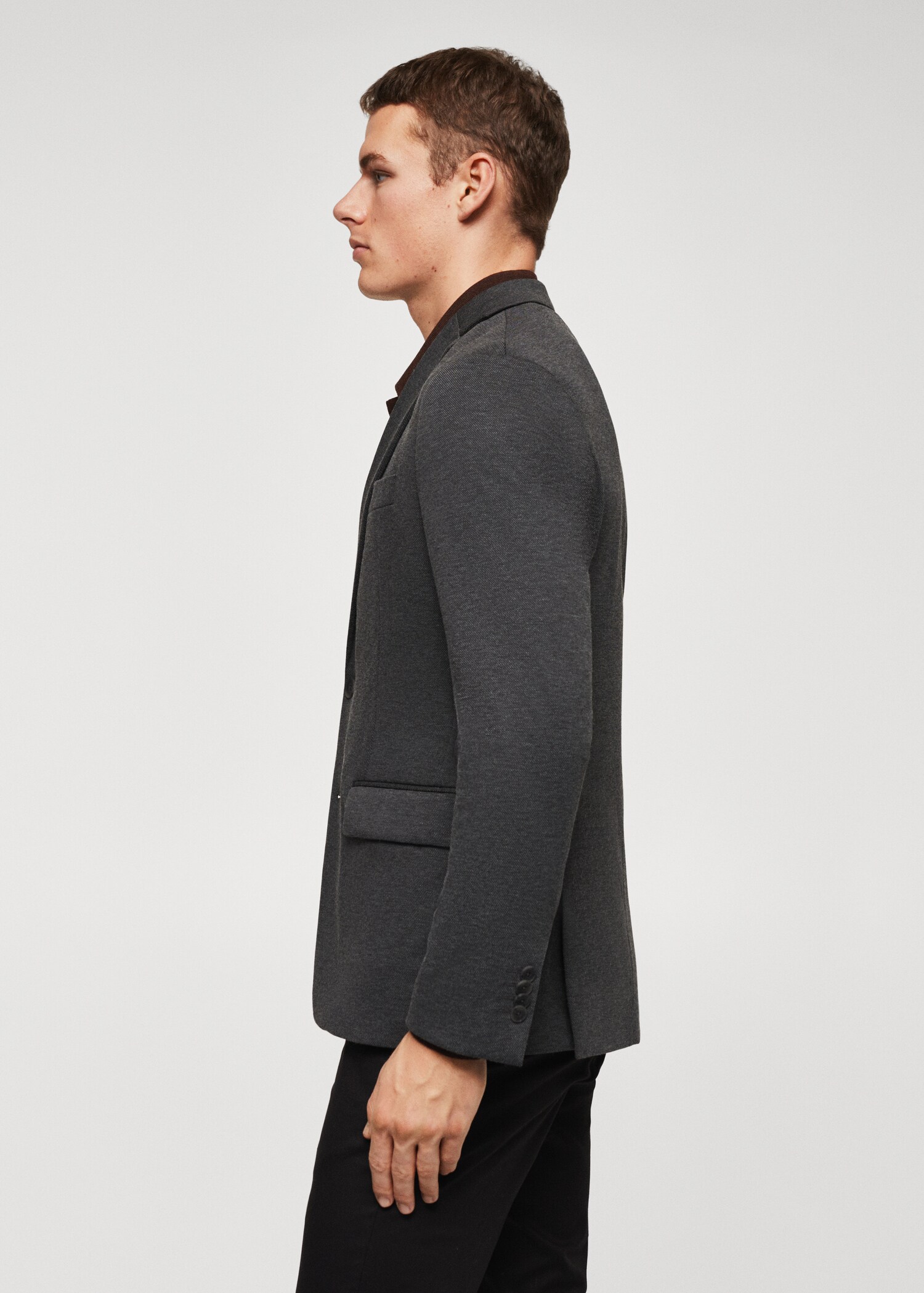 Teksturowana marynarka slim fit - Szczegóły artykułu 6