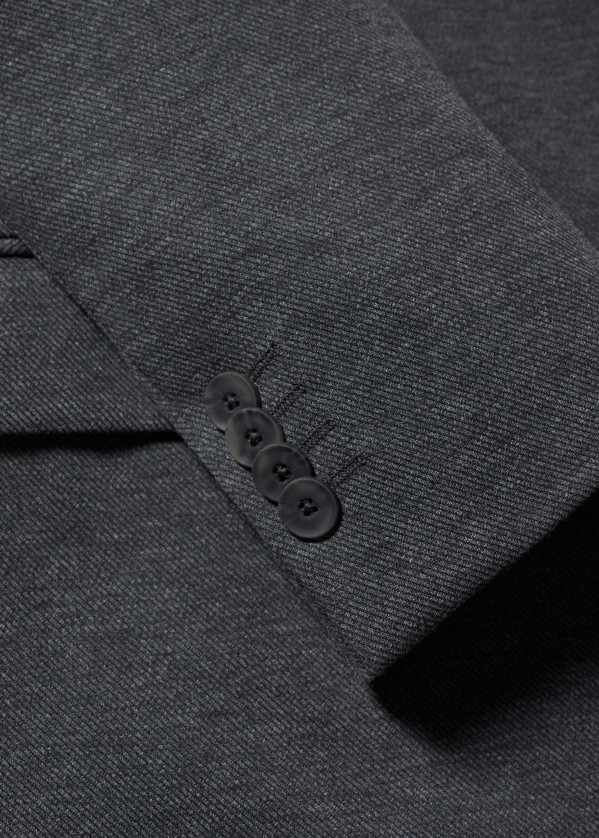 Slim fit microstructure blazer - Details of the article 8