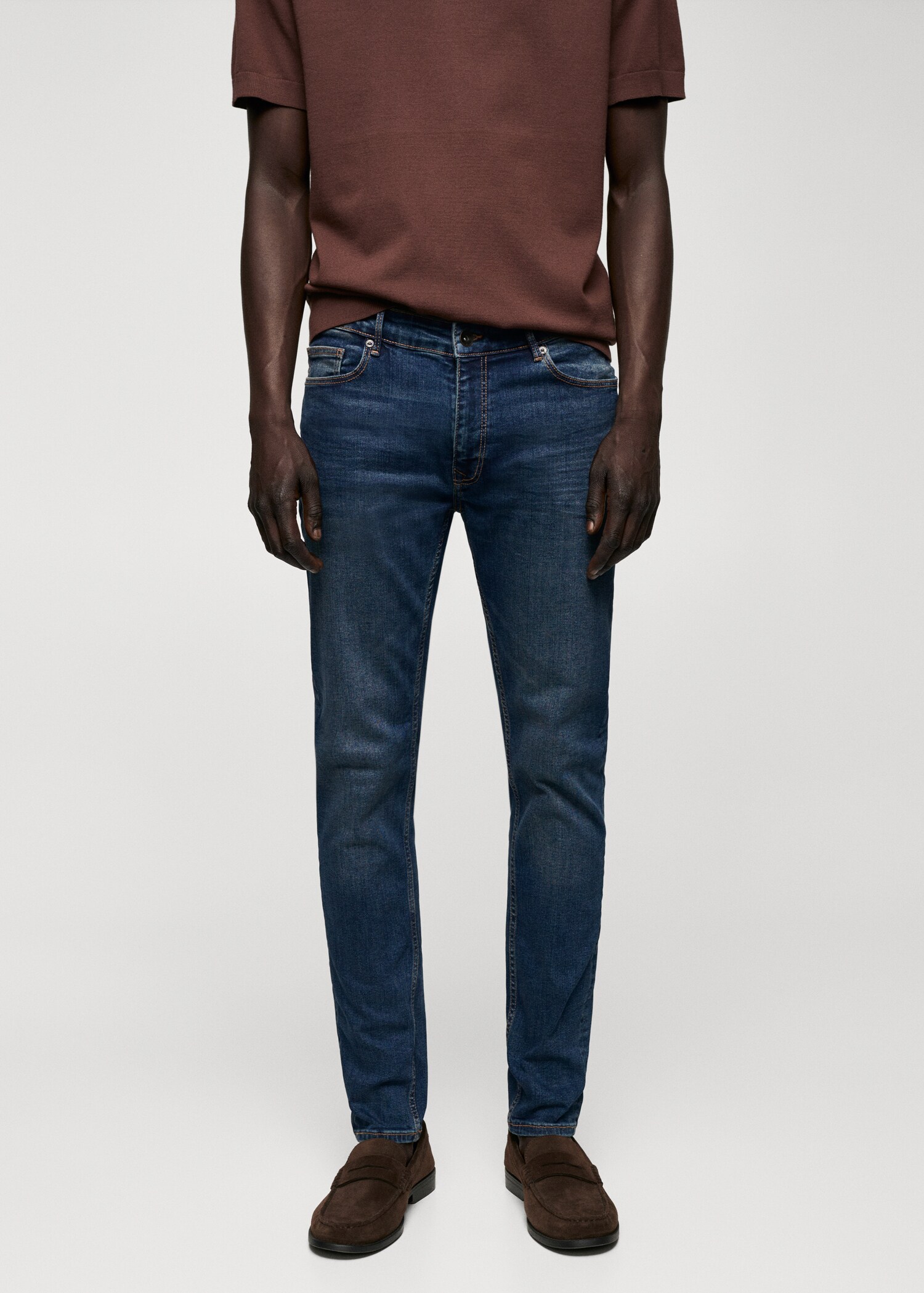Dżinsy Jude skinny fit - Plan średni
