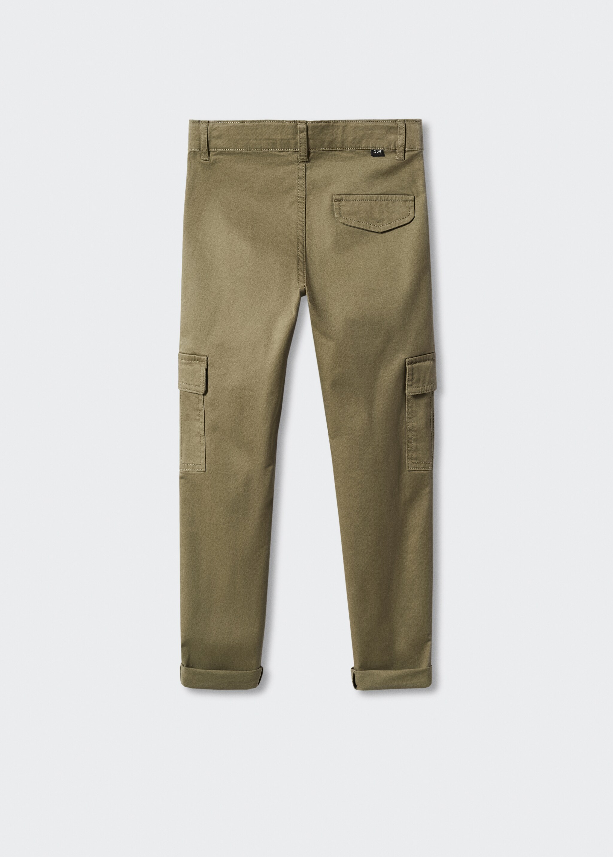 Cotton cargo trousers - Reverse of the article