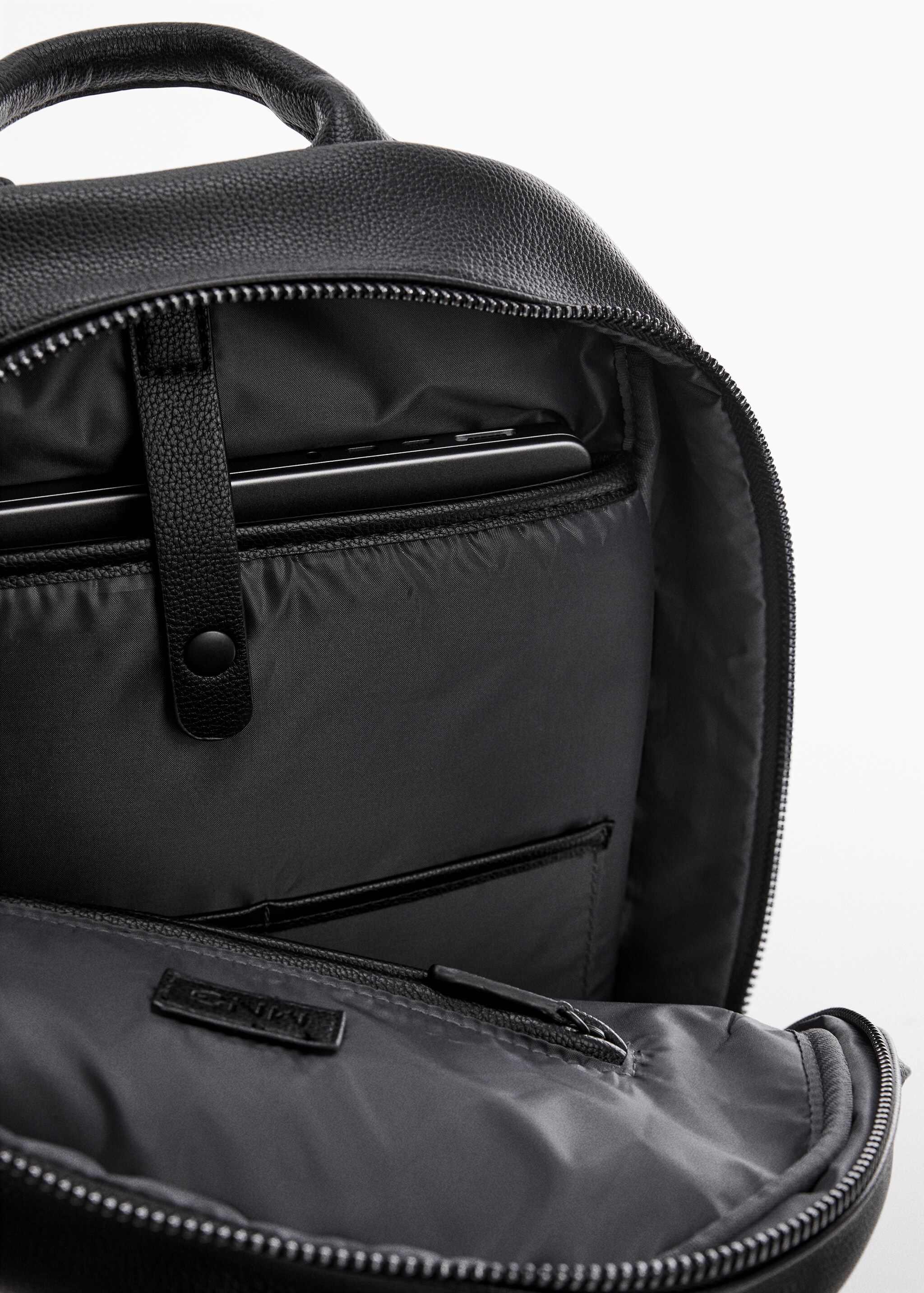 Faux leather backpack - Details of the article 1