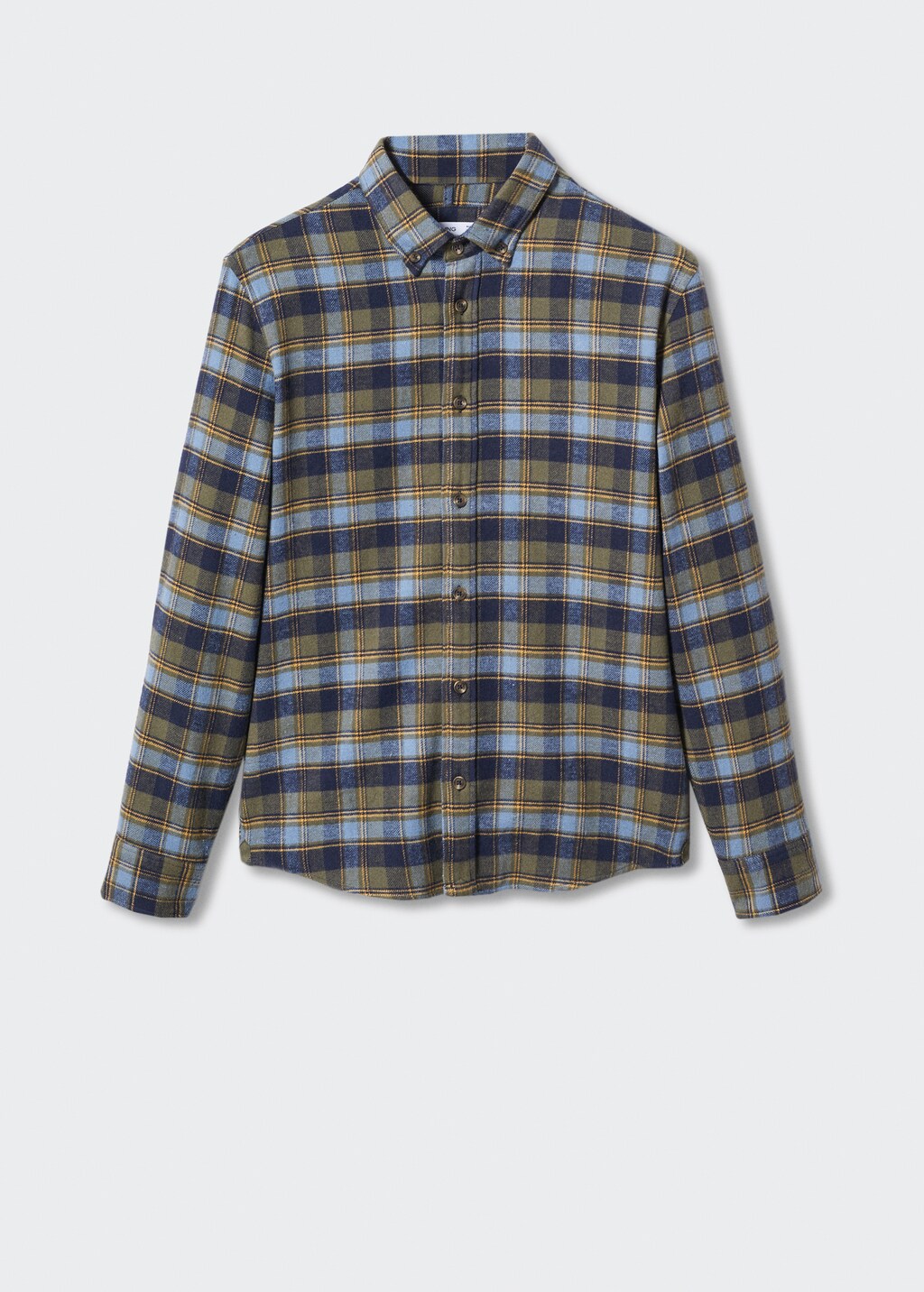Checked flannel shirt - Men | MANGO OUTLET USA