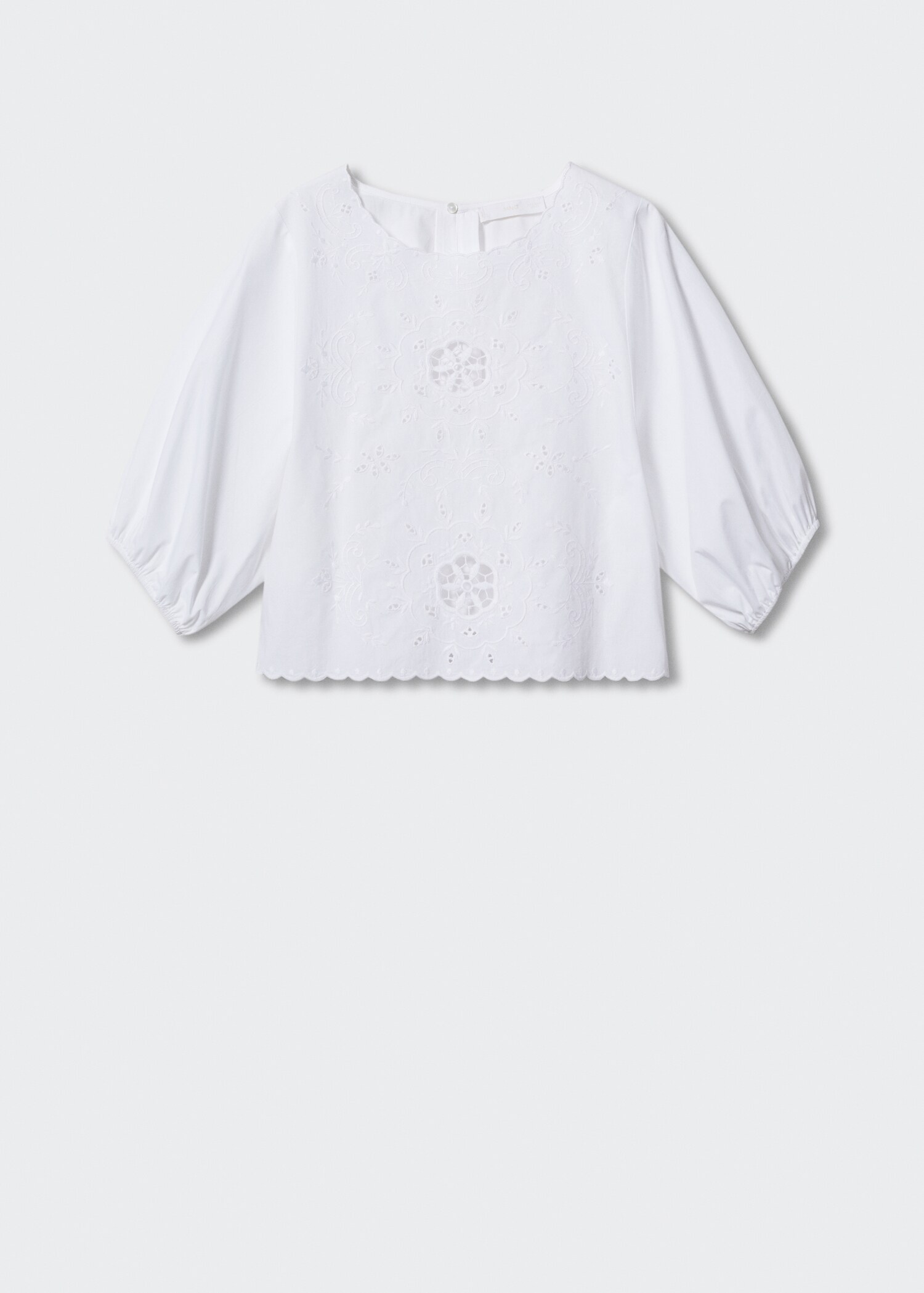 Blouse coton broderie suisse - Article sans modèle