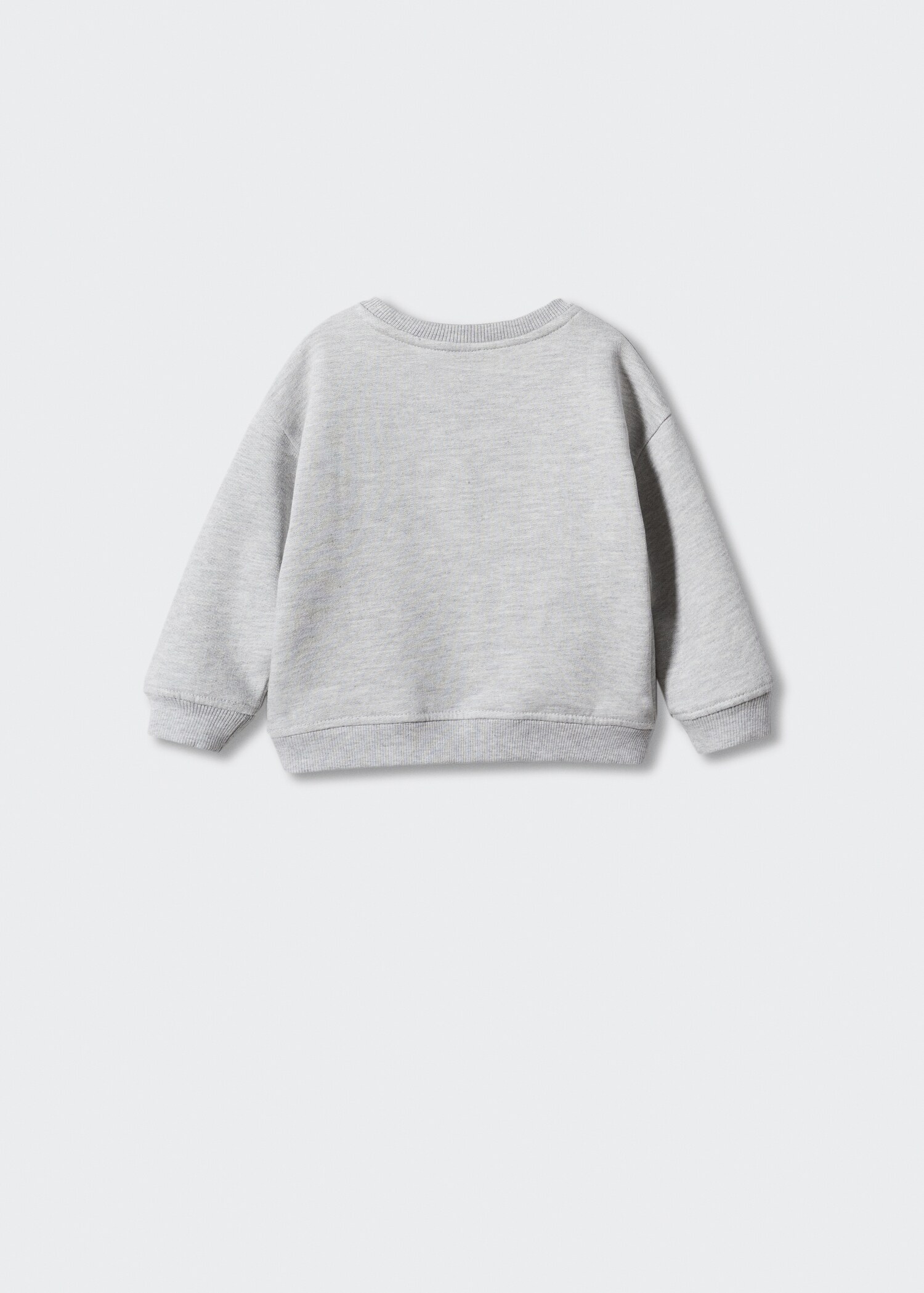 Embossed bear sweatshirt - Reverse of the article