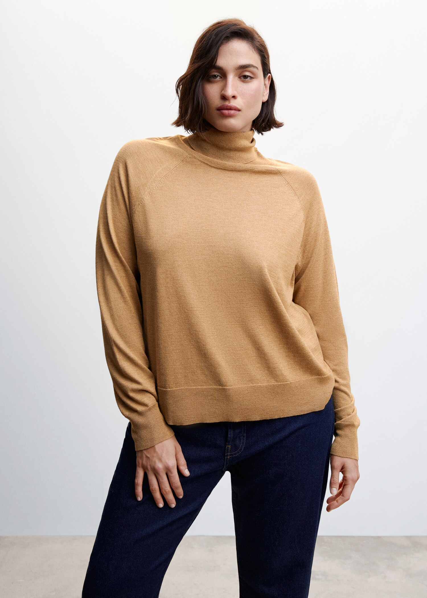 Pull-over maille fine col roulé - Détail de l'article 5