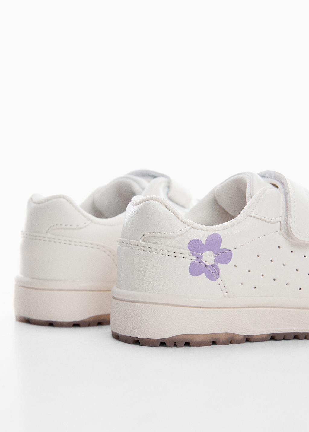 Floral velcro trainers