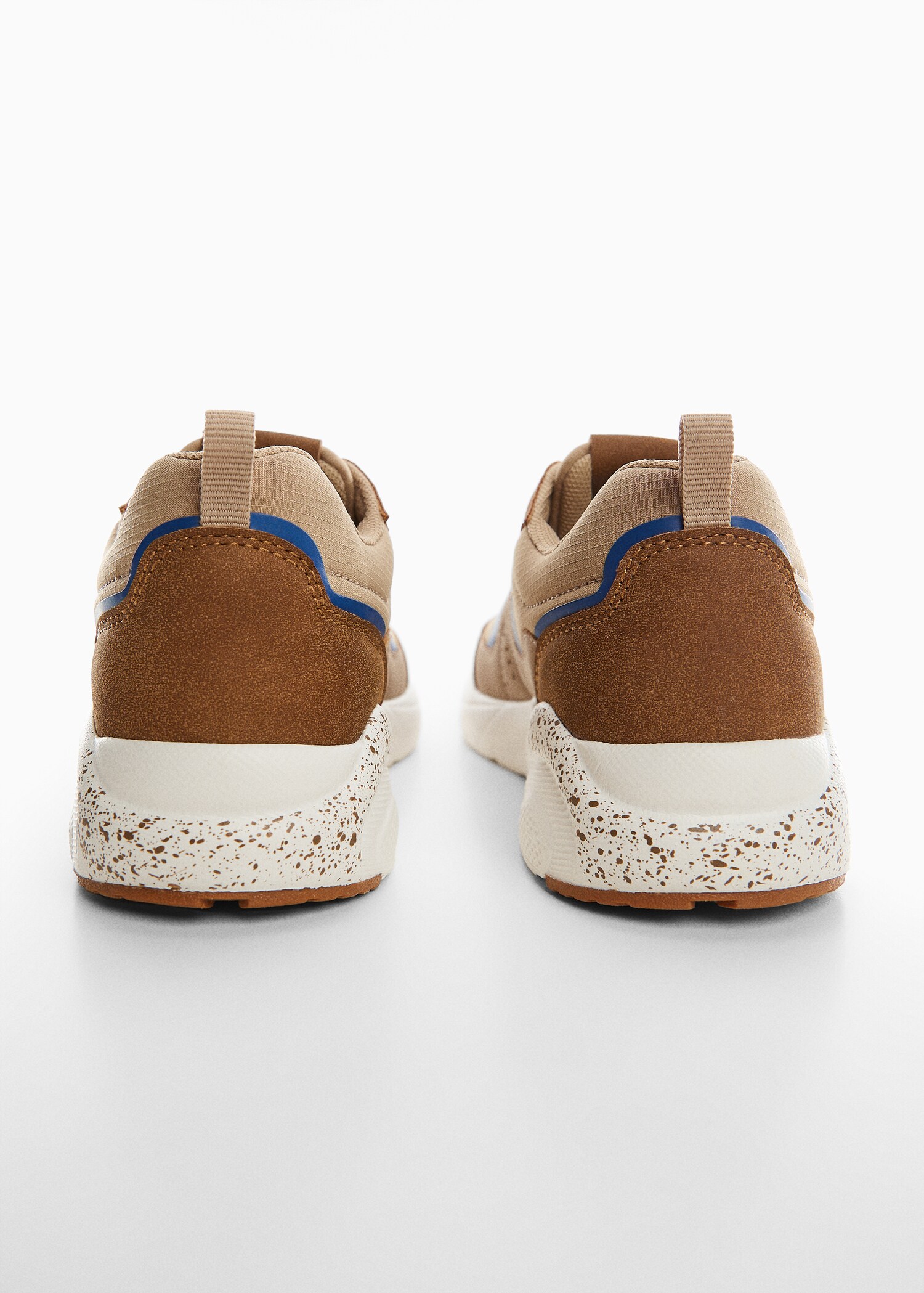 Lace-up mixed sneakers - Details of the article 2