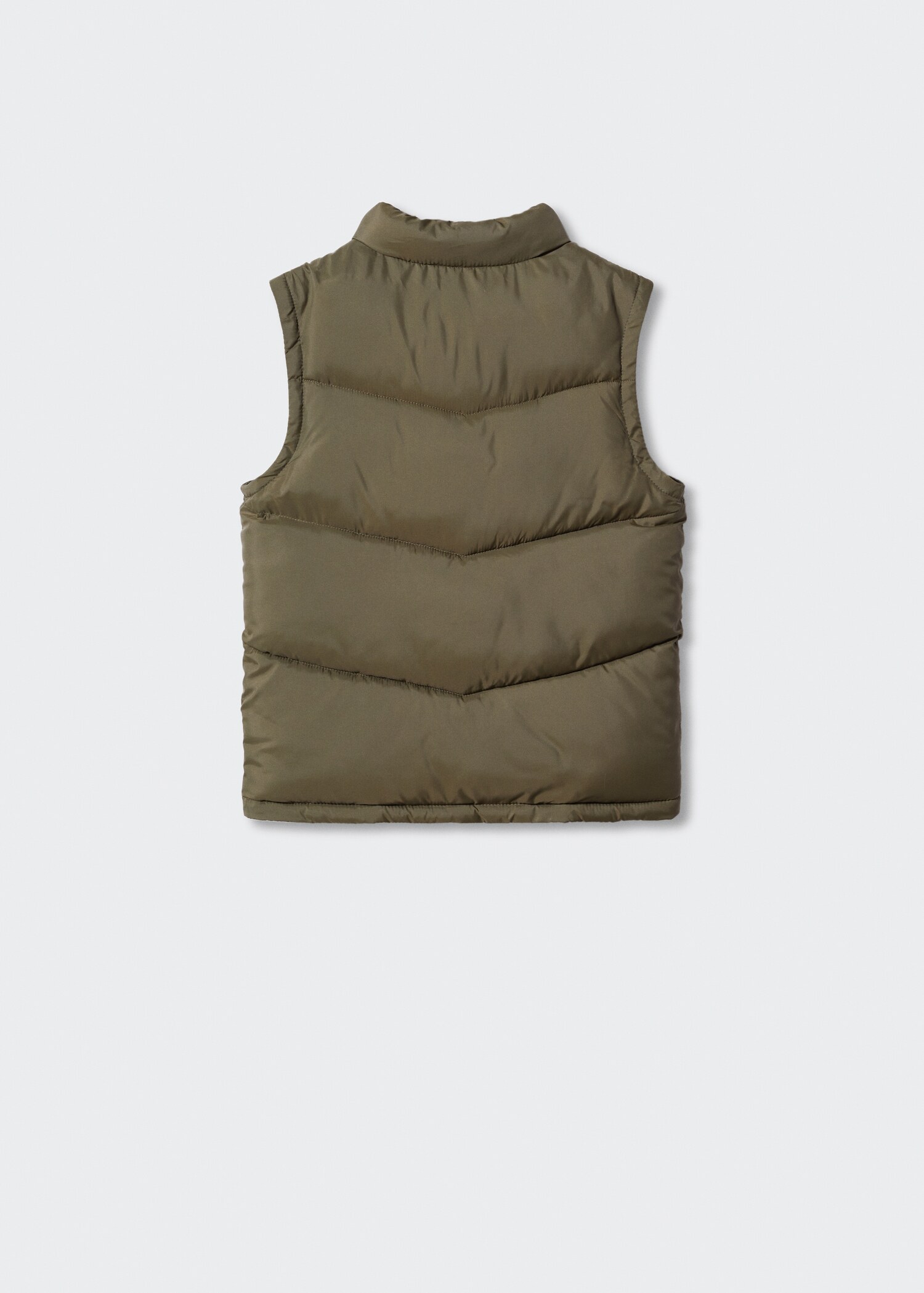 Quilted gilet - Reverse of the article