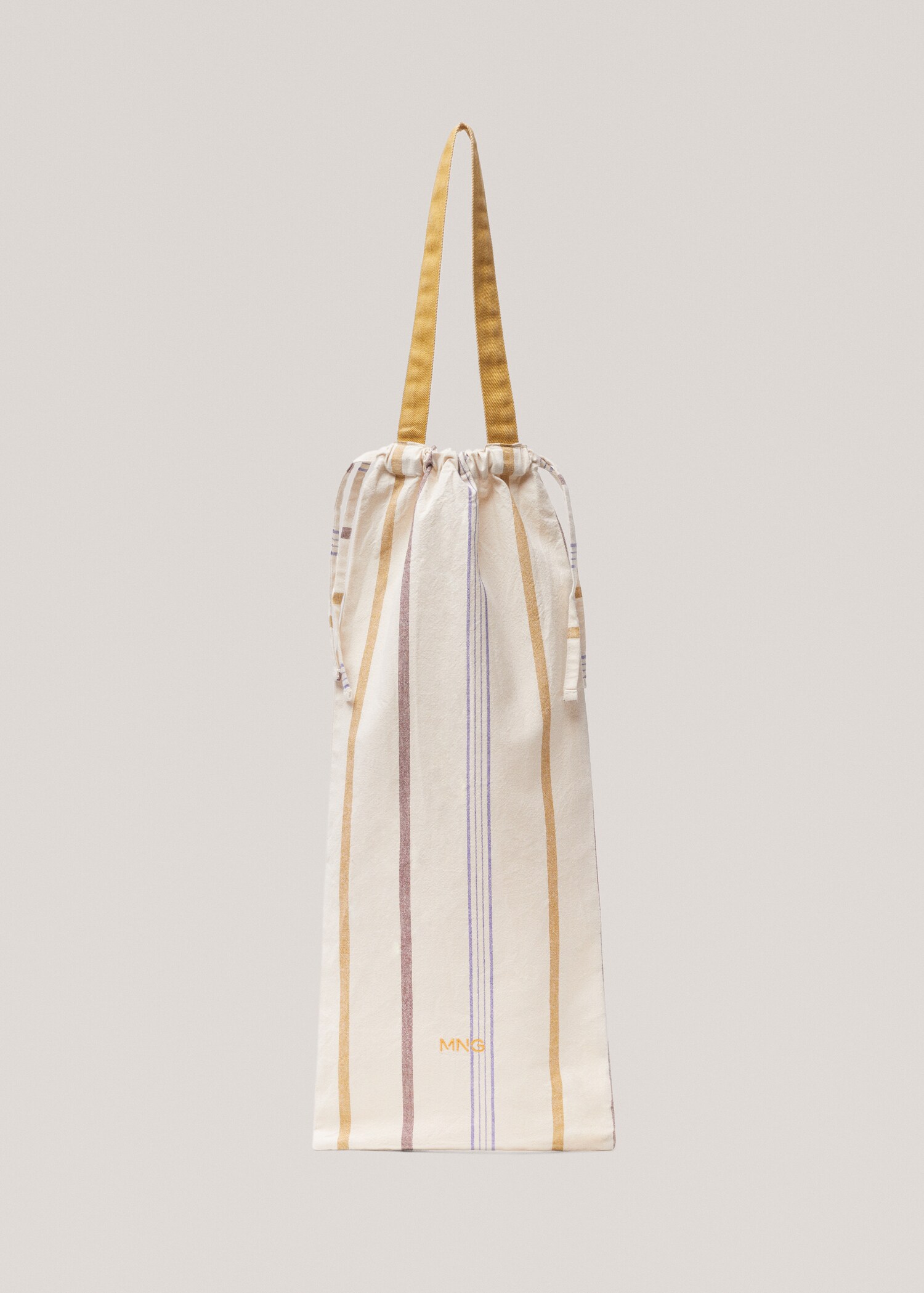 Striped 100% cotton sack bag - Article without model