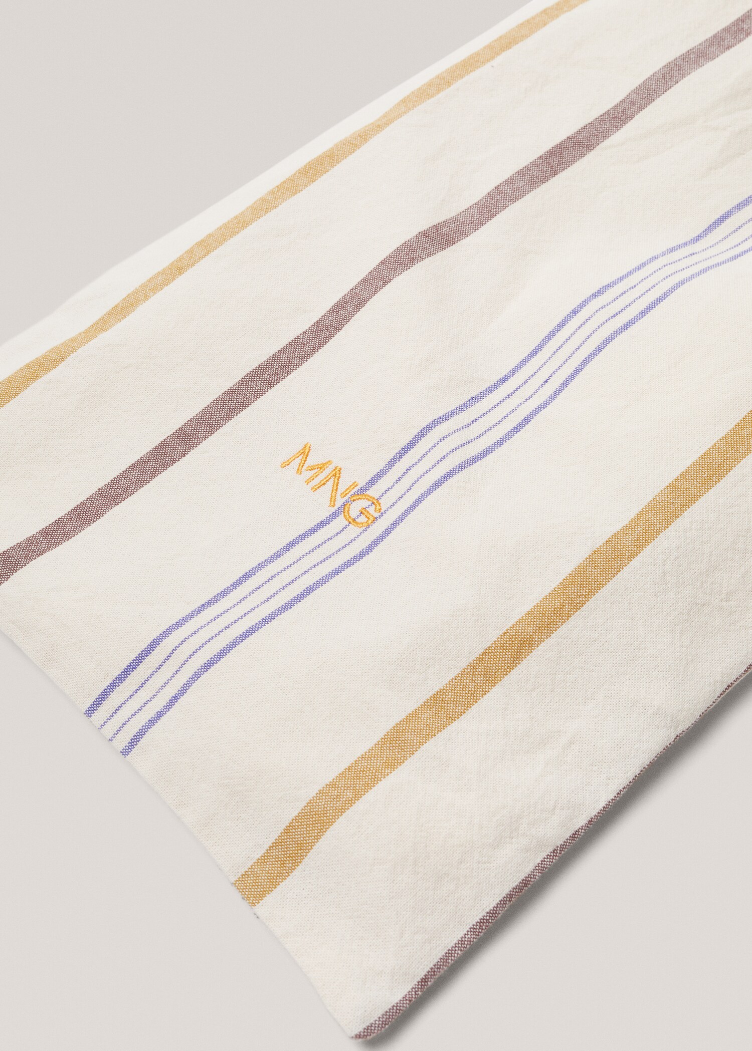 Striped 100% cotton sack bag - Details of the article 2