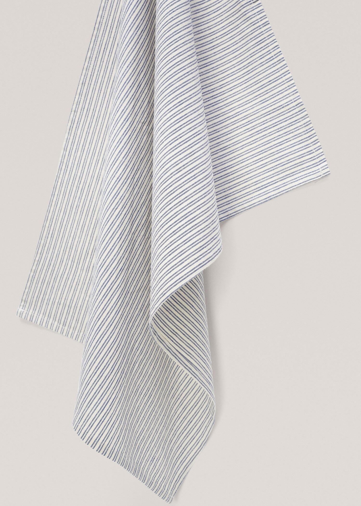 Gestreepte katoenen keukenhanddoek - Detail van het artikel 1