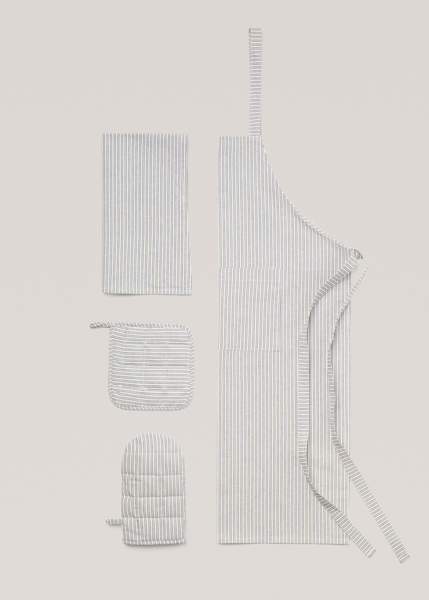 Gestreepte katoenen keukenhanddoek - Detail van het artikel 4