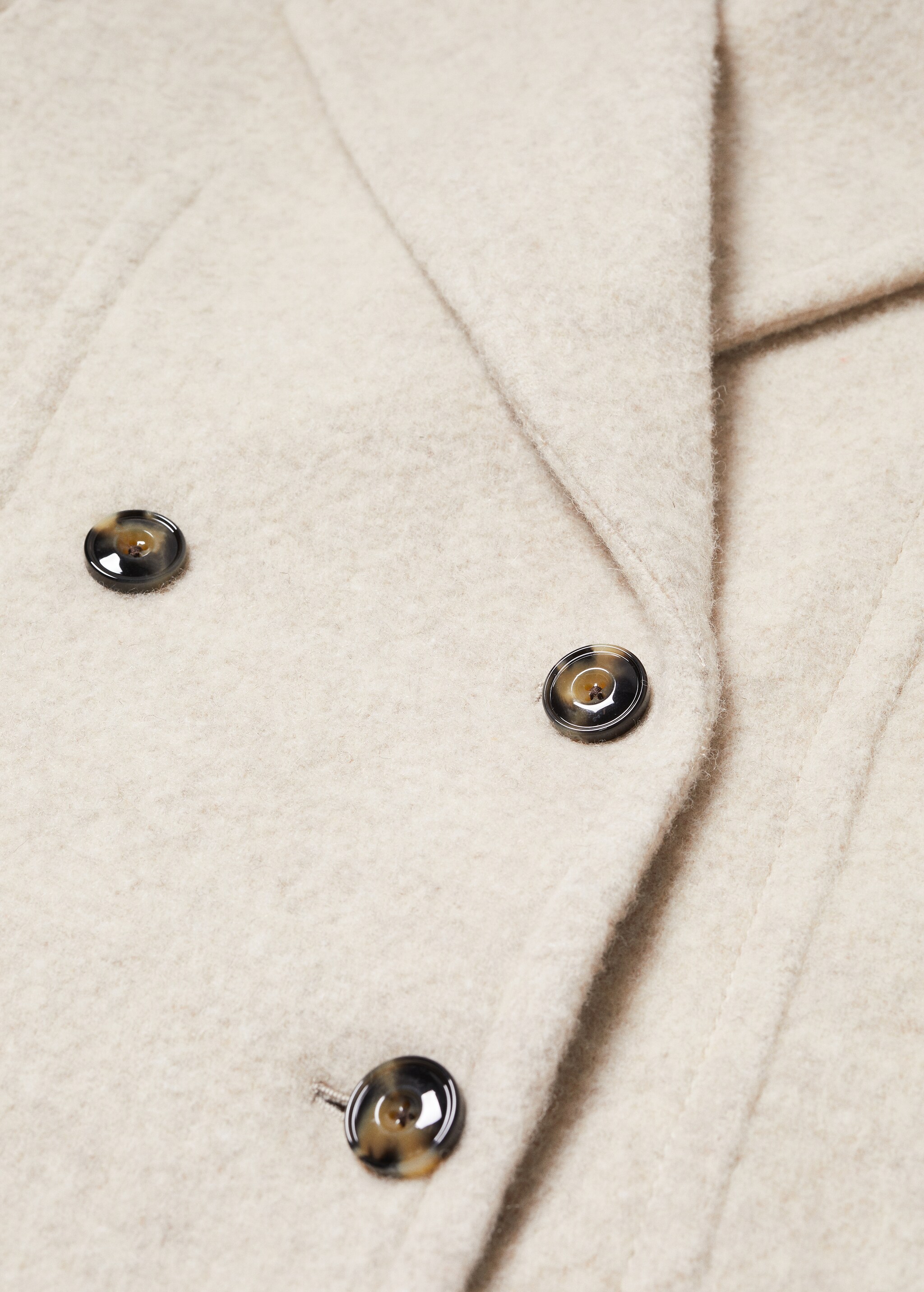 Double-breasted wool coat - Details of the article 8