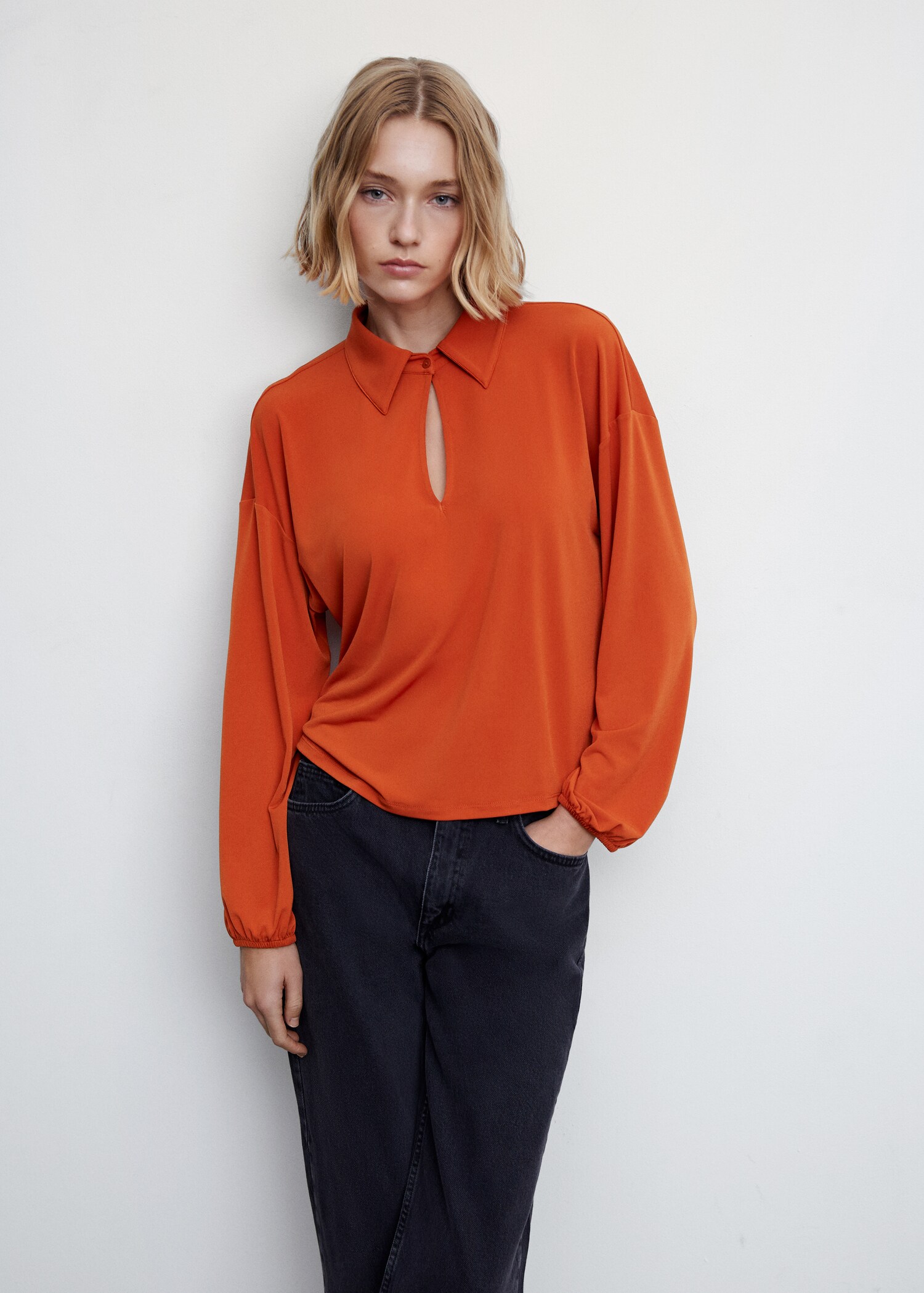 Slit shirt - Medium plane