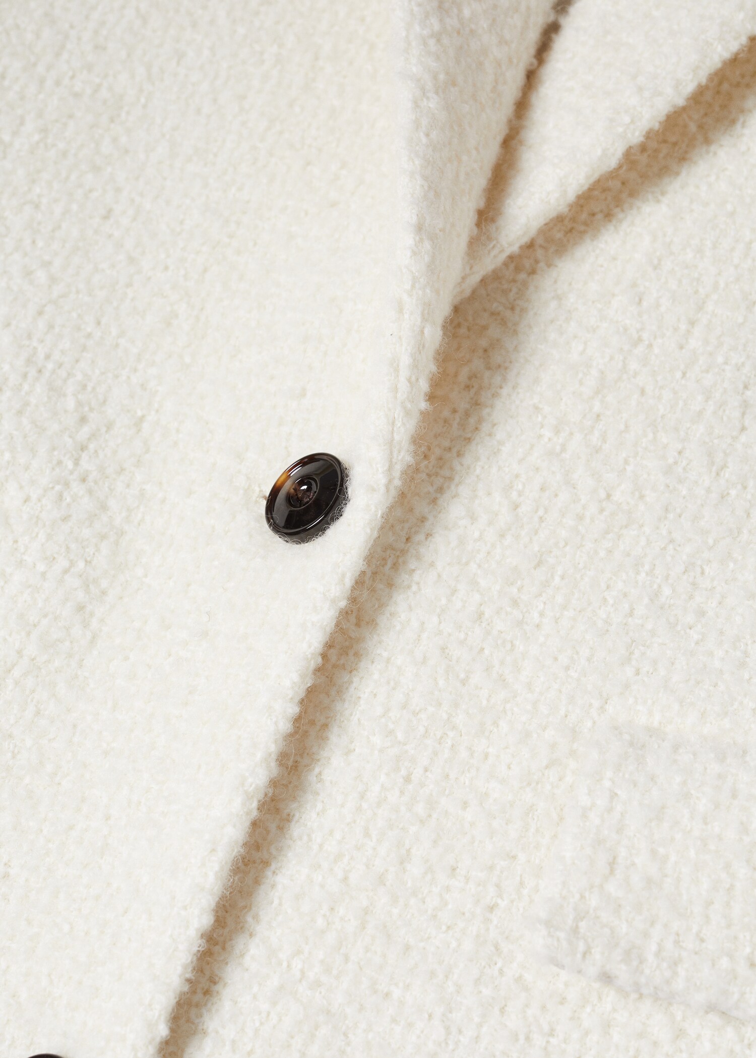 Manteau tissu bouclé laine - Détail de l'article 8