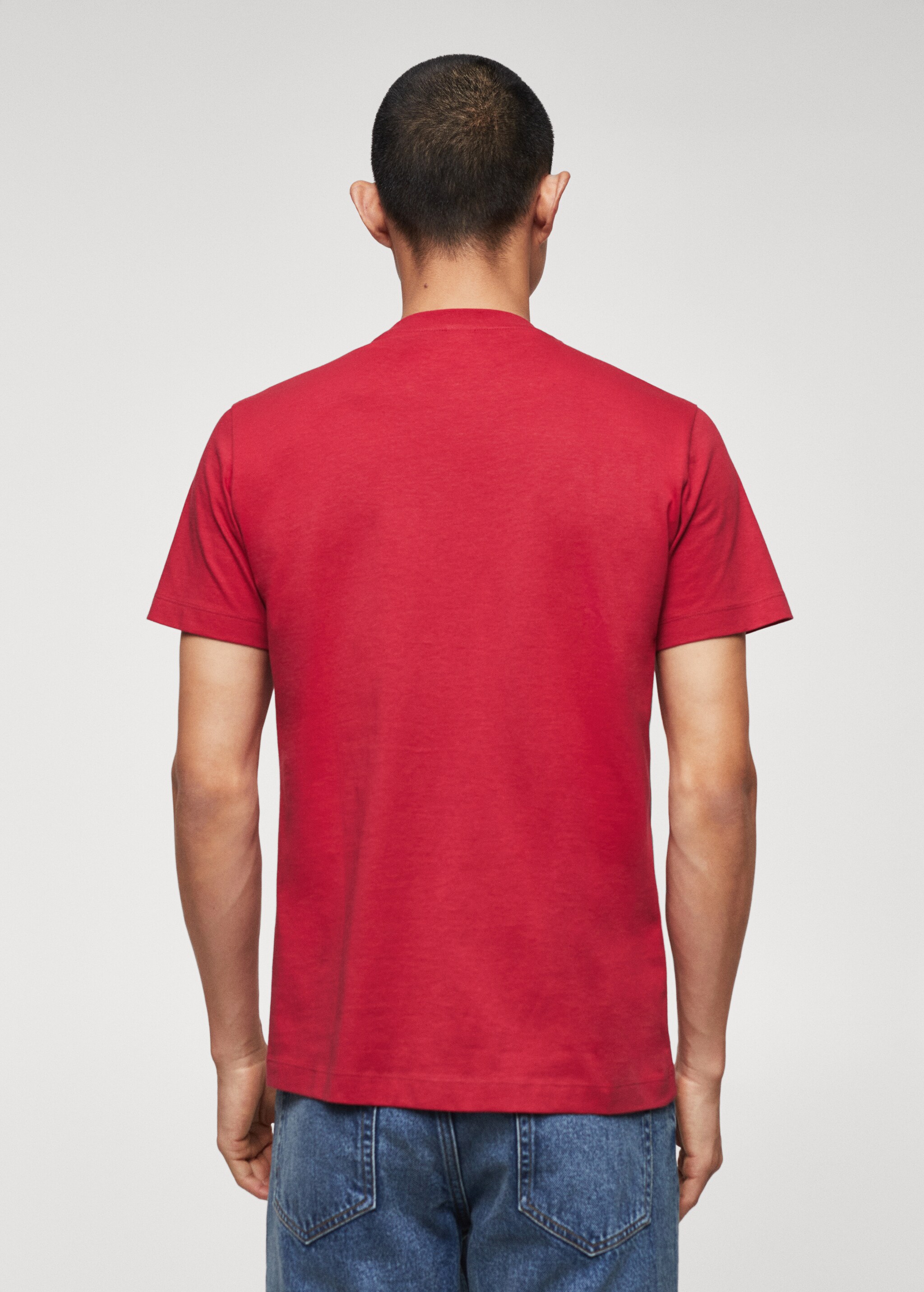 Camiseta básica algodón lightweight - Reverso del artículo