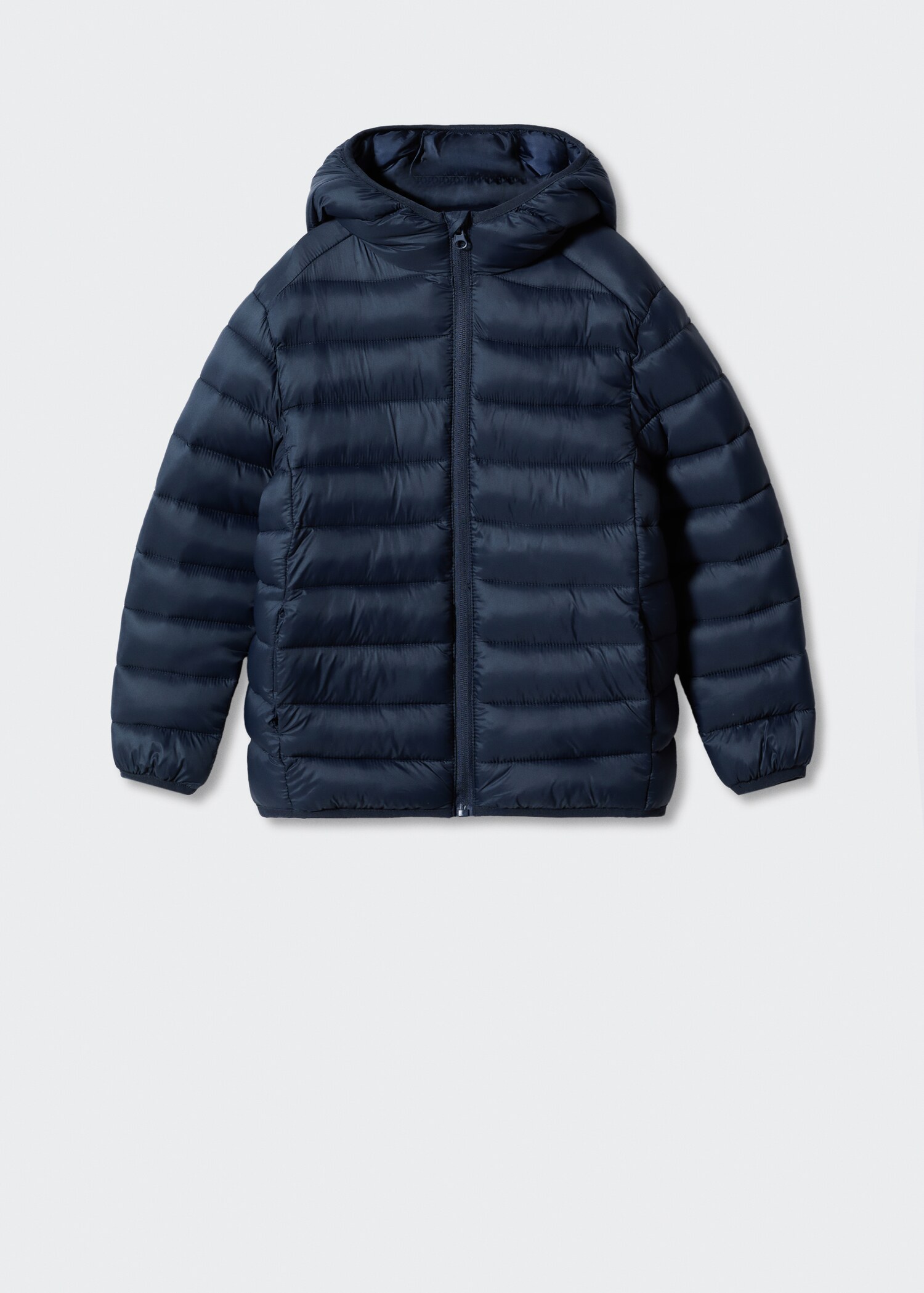 Side-zip quilted coat - Article without model