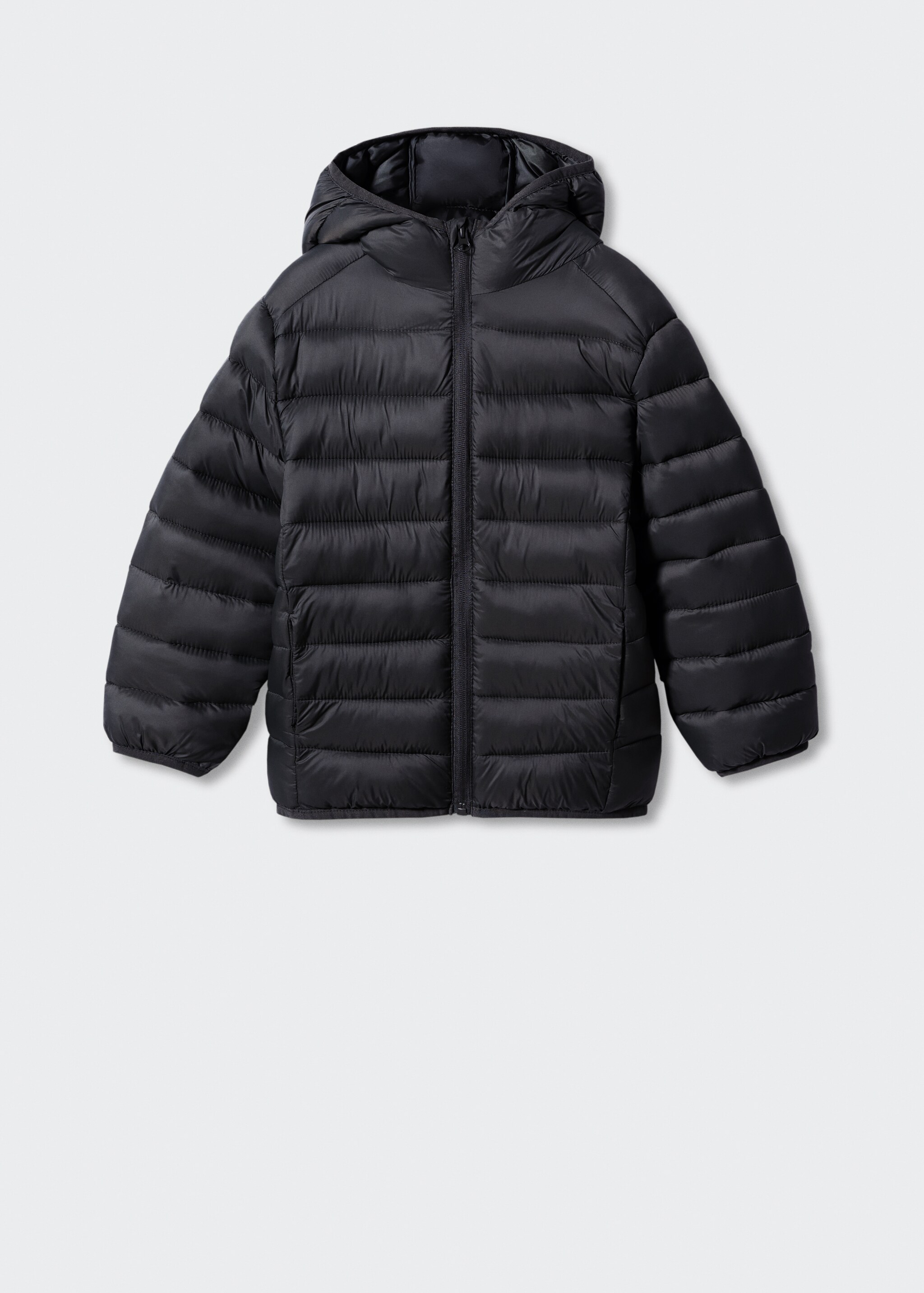 Side-zip quilted coat - Article without model