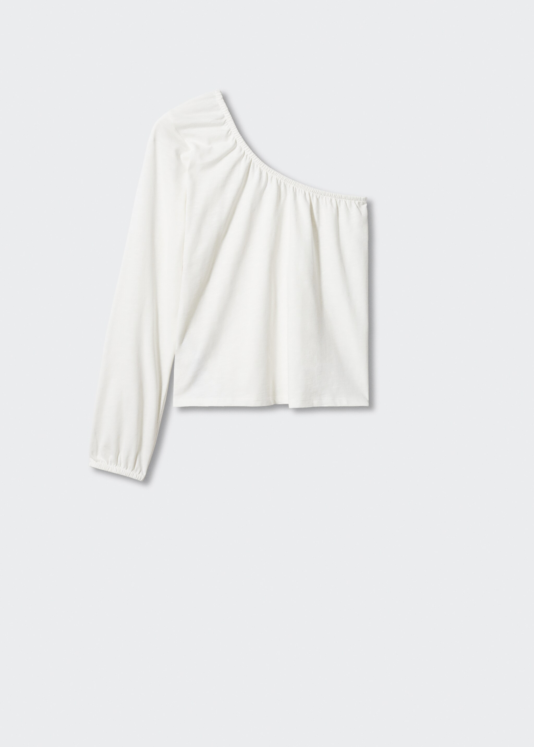Asymmetrisches Baumwoll-T-Shirt - Artikel ohne Model