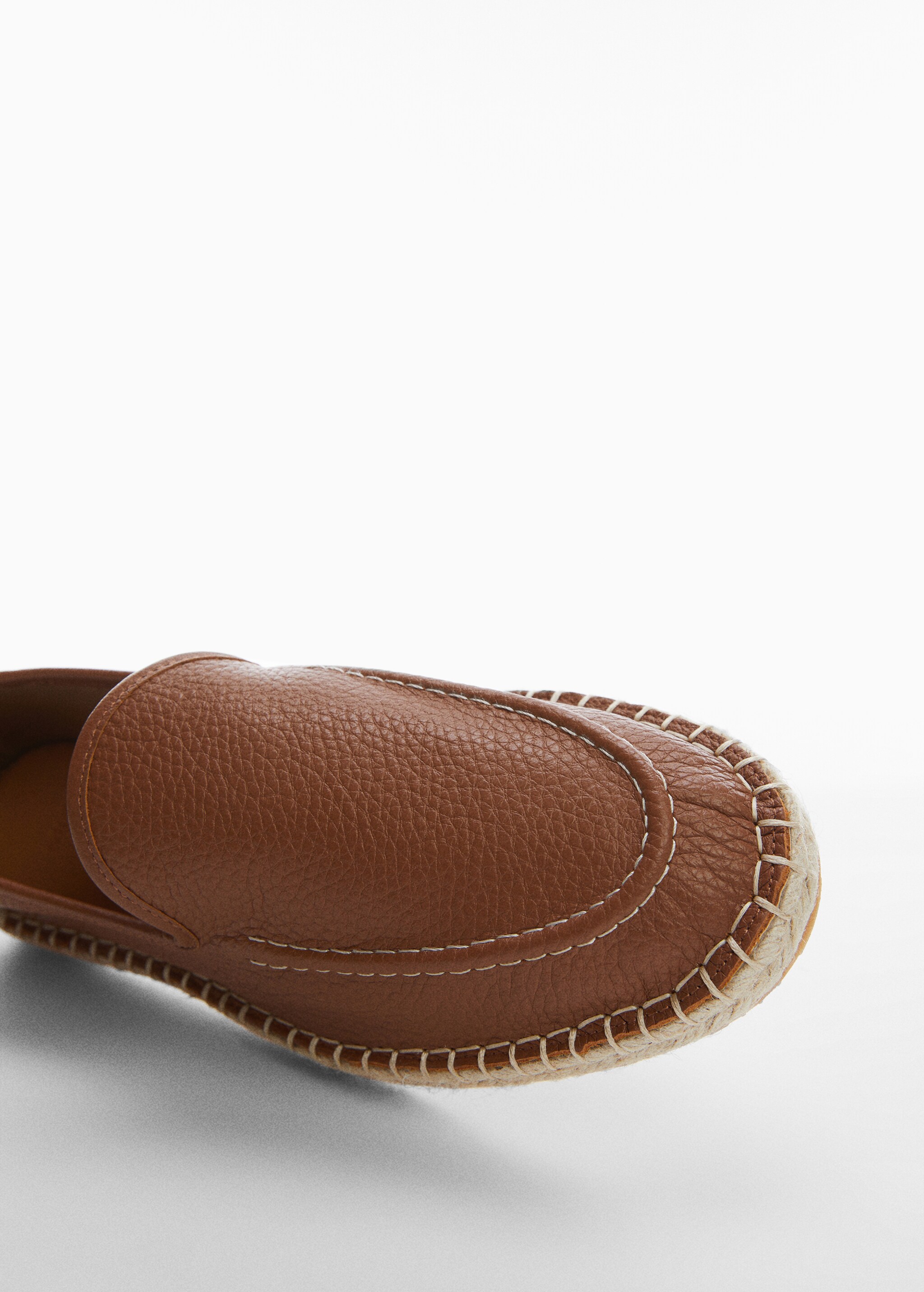 Jute leather espadrilles - Details of the article 1