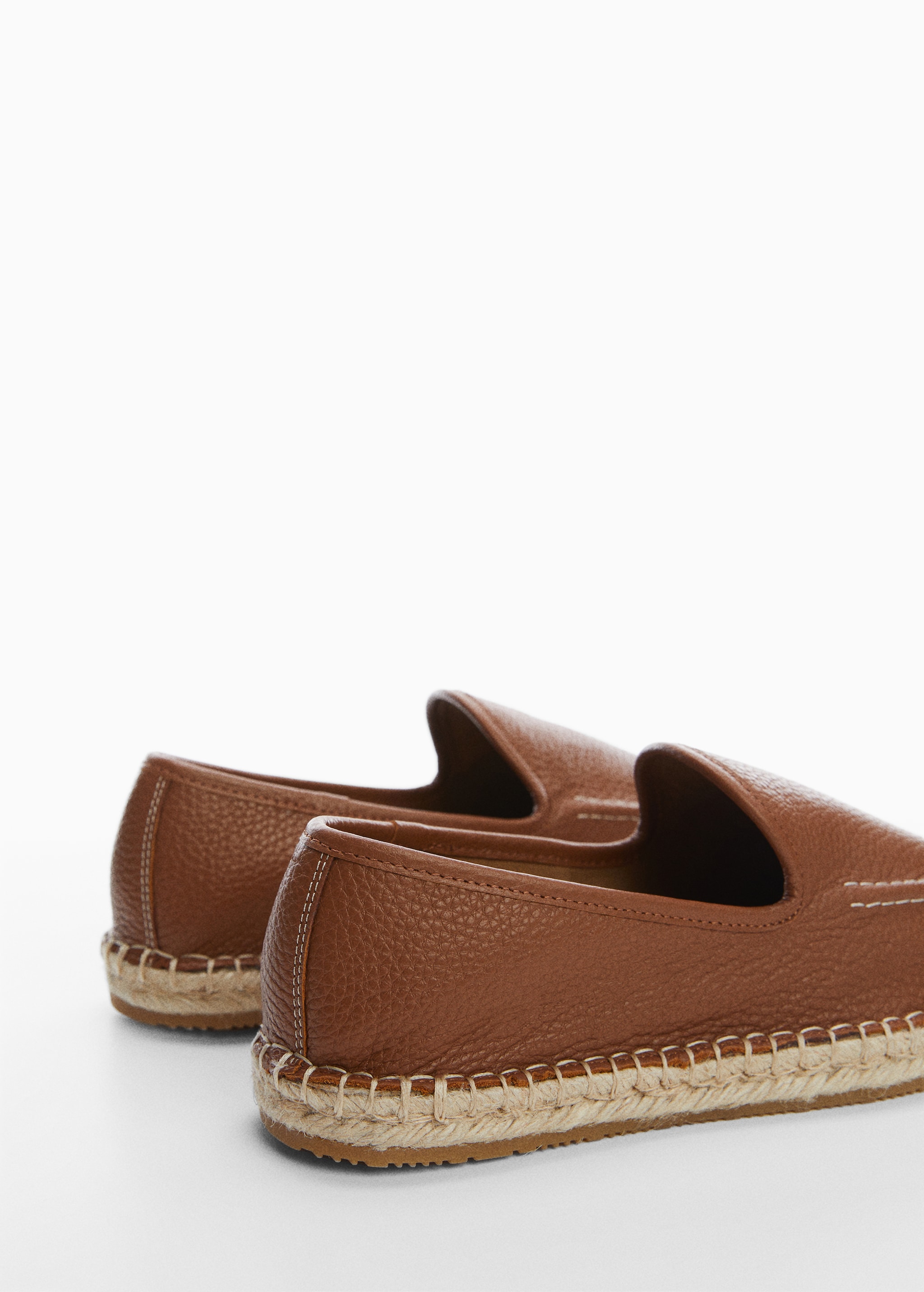 Jute leather espadrilles - Details of the article 2