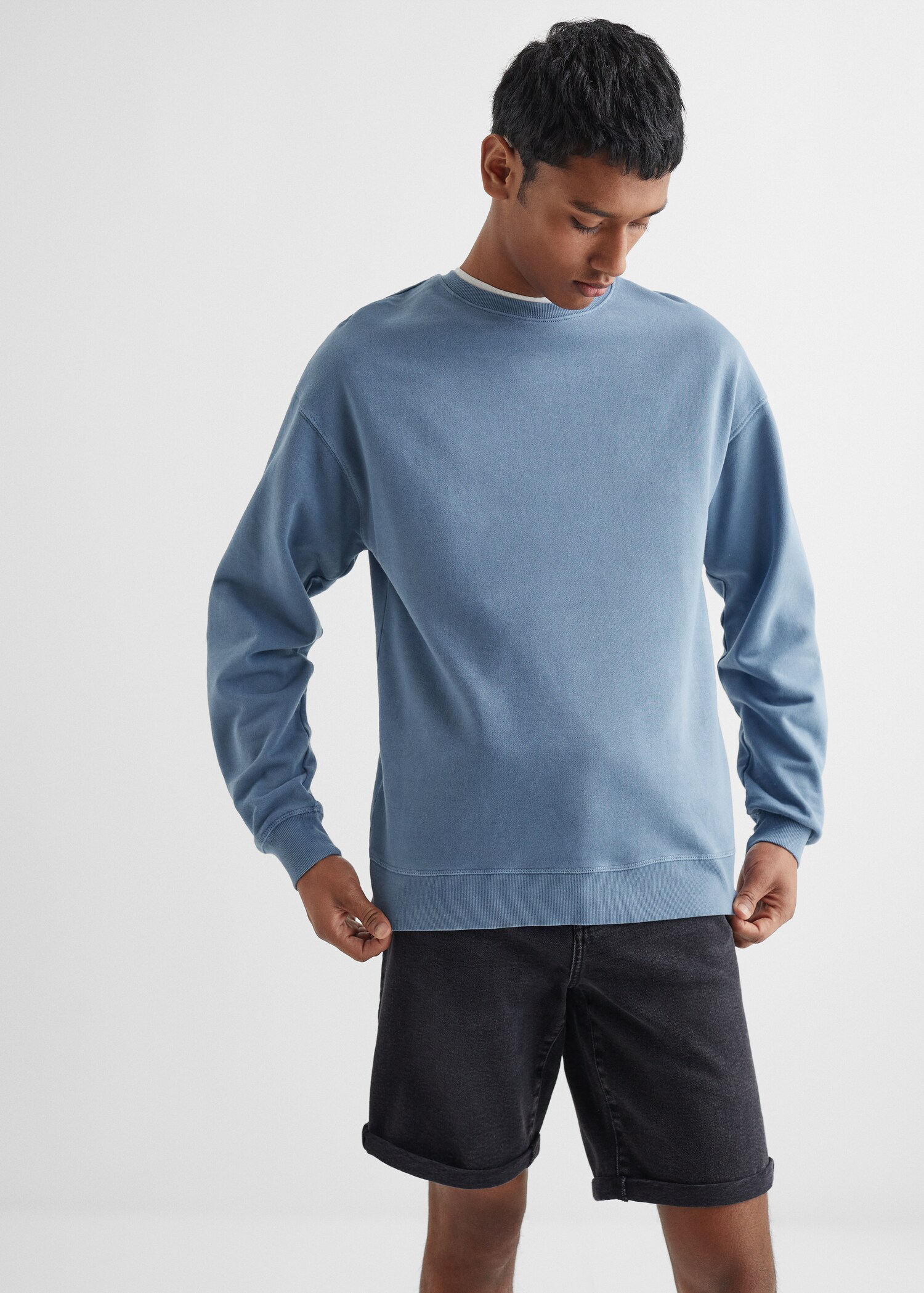Basic cotton sweater - Medium plane