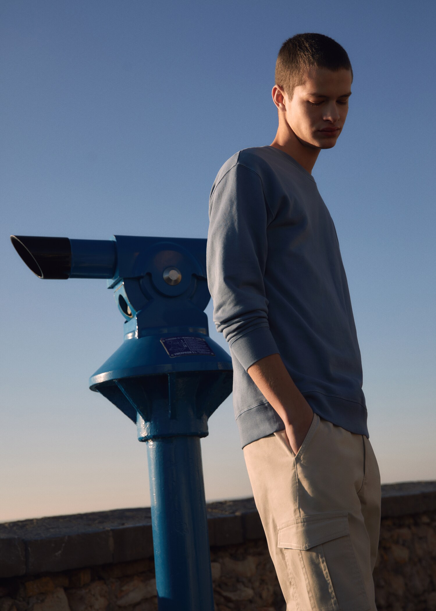 Basic cotton sweater - Details of the article 5