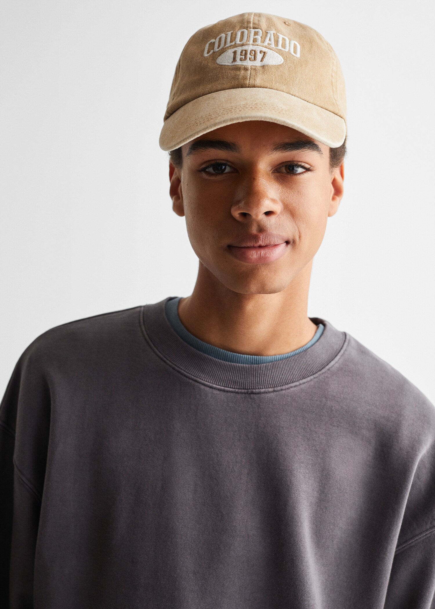 Basic cotton sweater - Details of the article 1