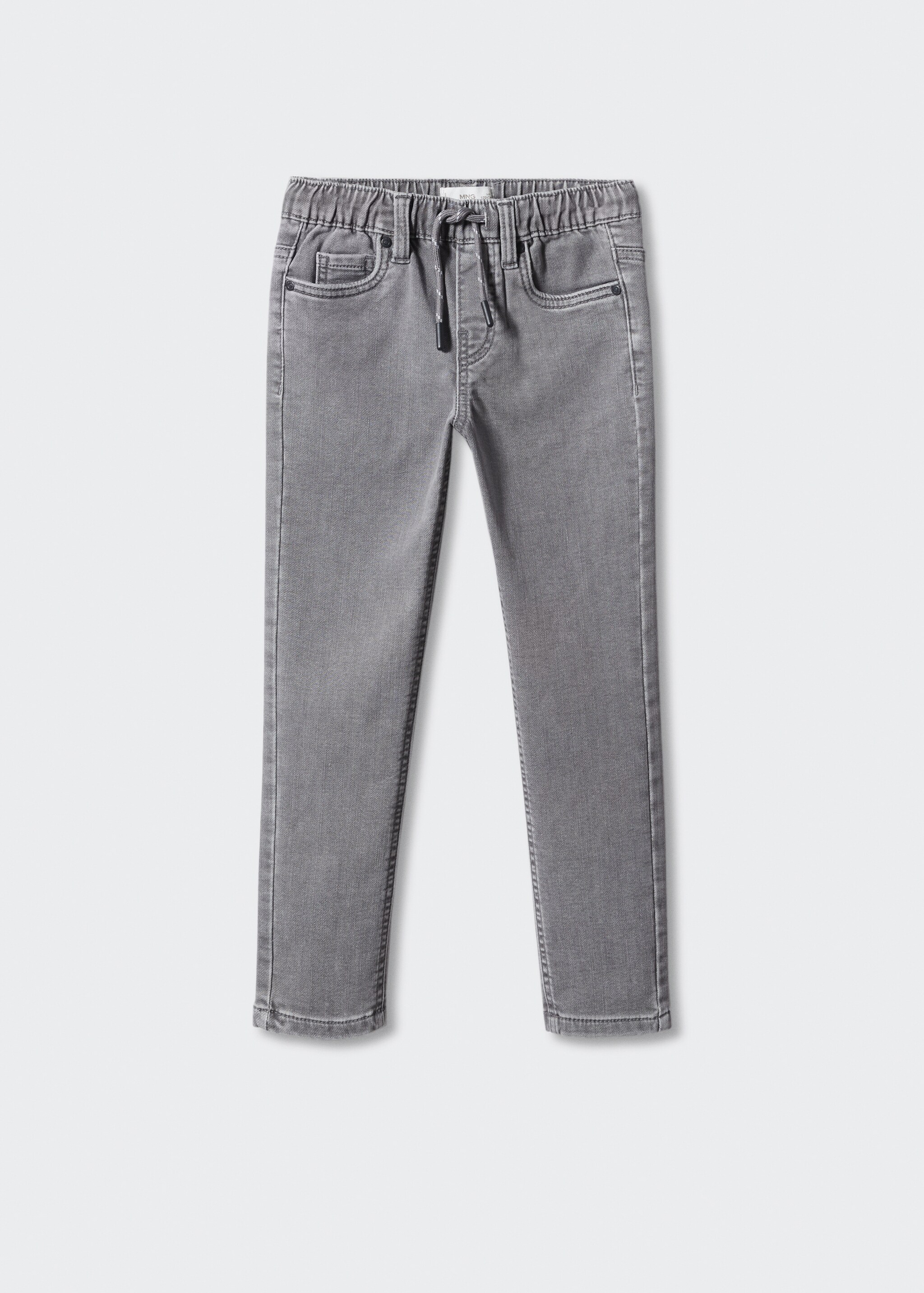 Jeans mit Stretchbund und Kordel - Artikel ohne Model