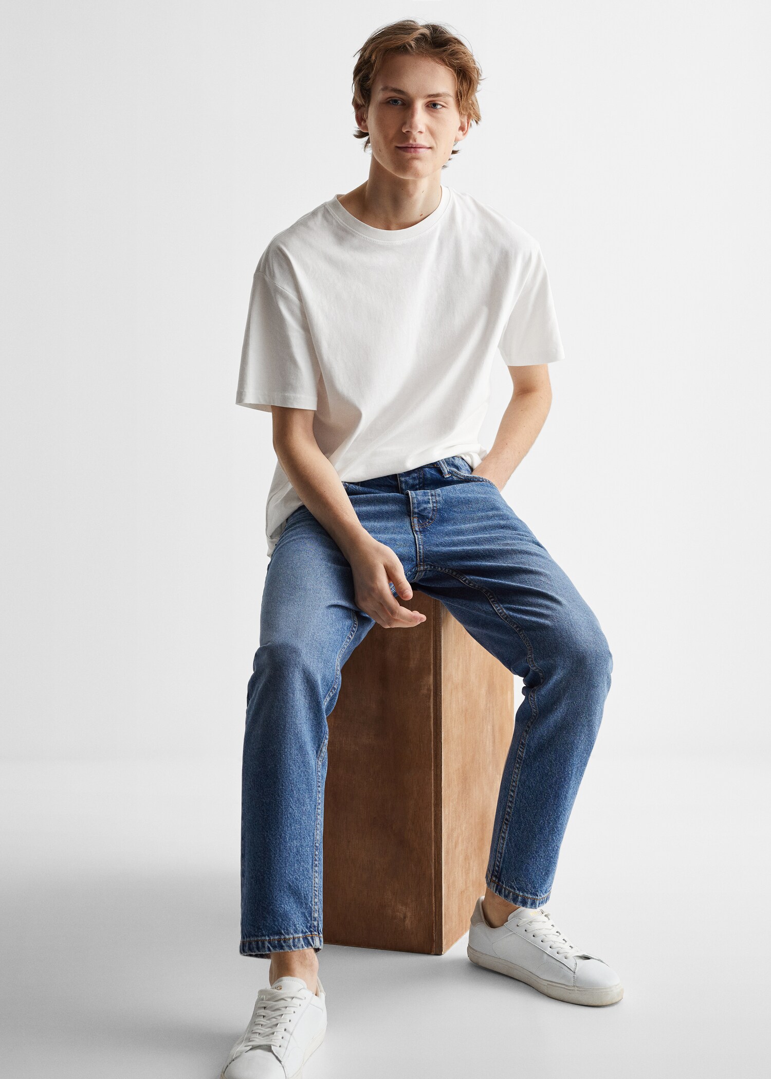 Jeans tapered-fit botones - Detalle del artículo 2