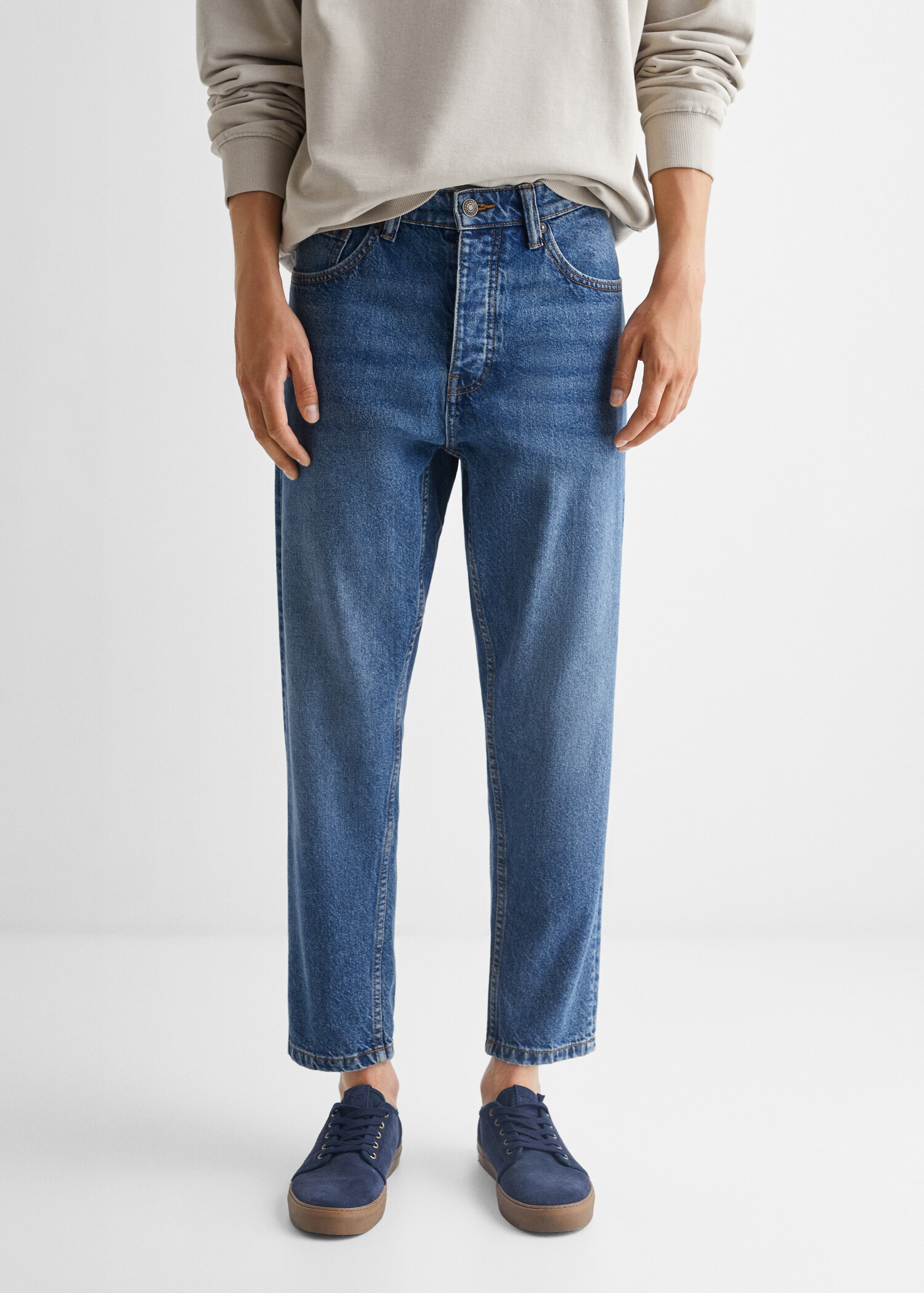 Jeans tapered-fit botones - Detalle del artículo 6