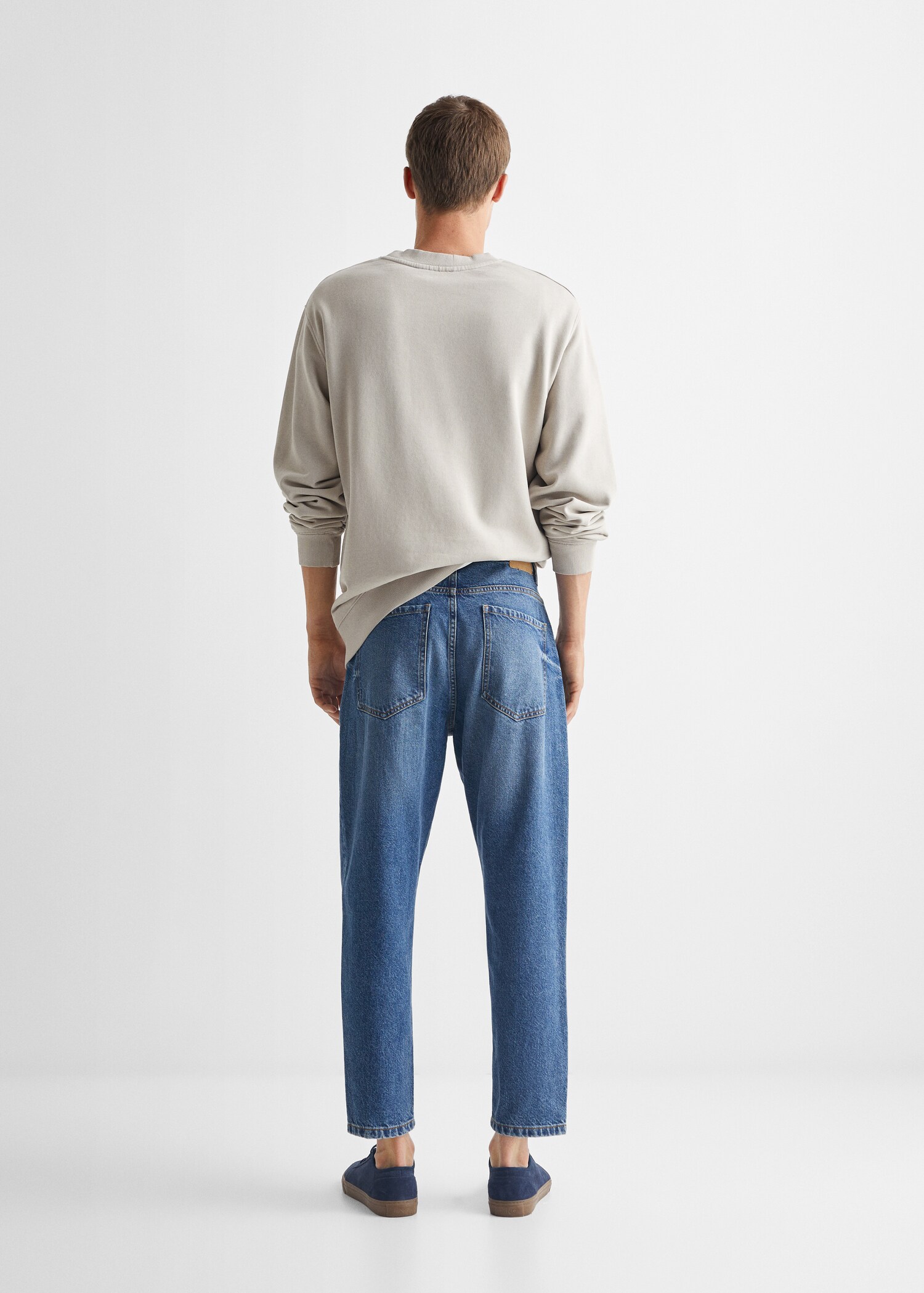 Jeans tapered-fit botones - Reverso del artículo
